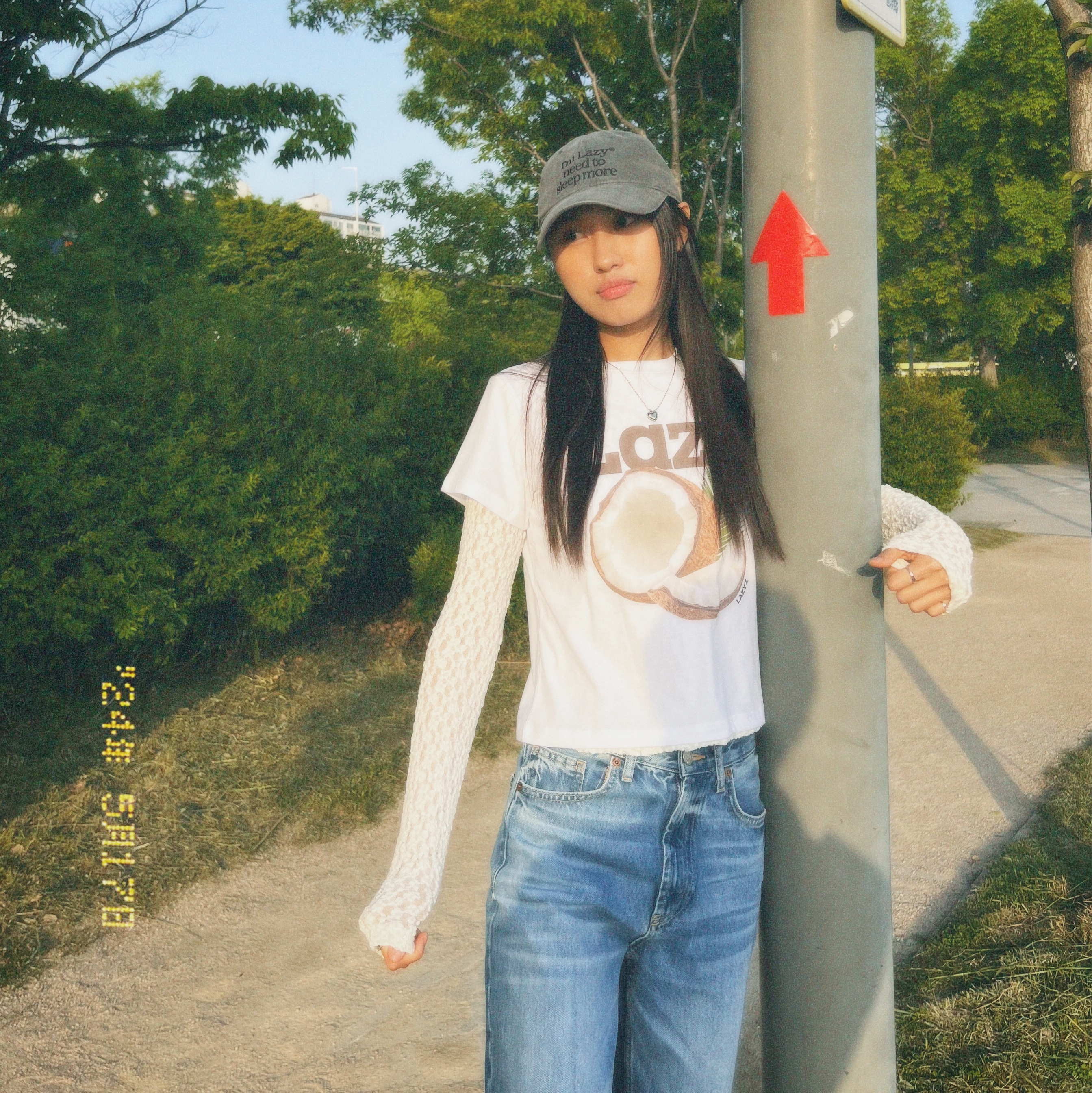 Asics Gel-Kayano 14 Cream Black 착용 스타일 - 2