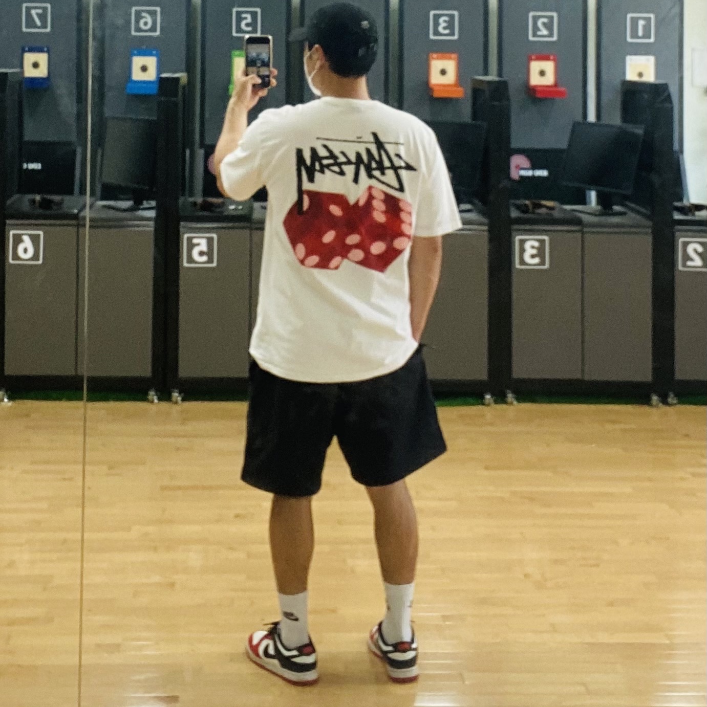 Nike NRG Solo Swoosh Fleece Shorts Black - Asia 착용 스타일