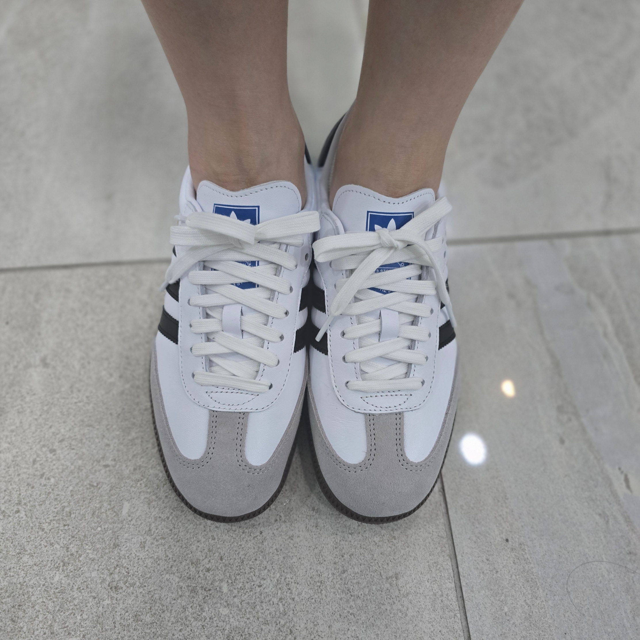 Adidas Samba OG Cloud White 착용 스타일