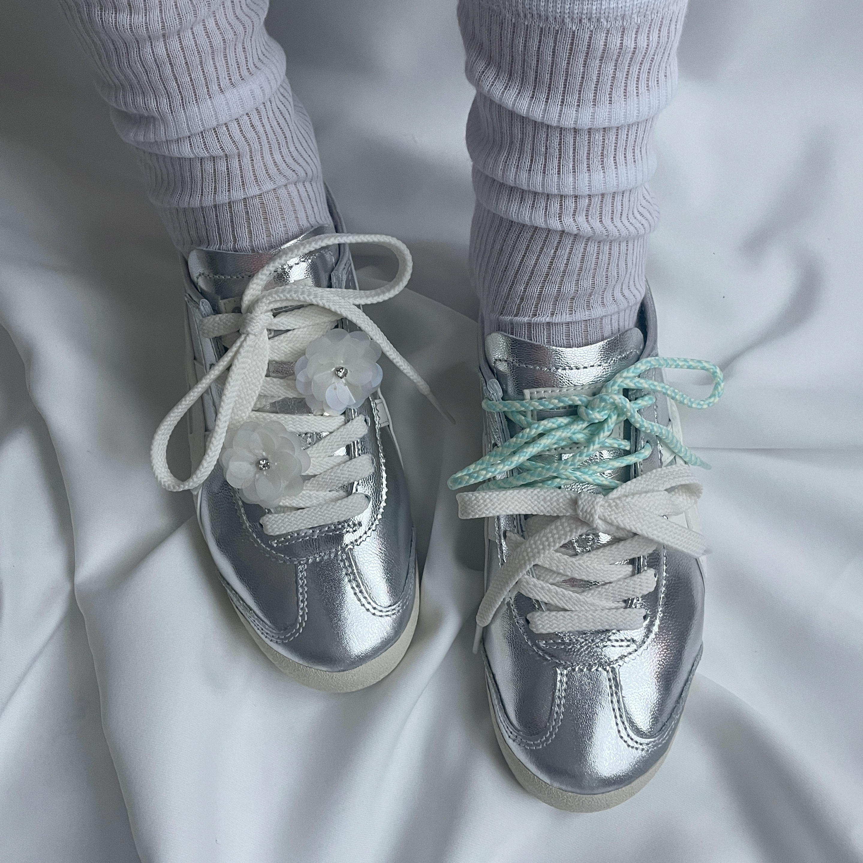 Onitsuka Tiger Mexico 66 Silver Off White 착용 스타일 - 1