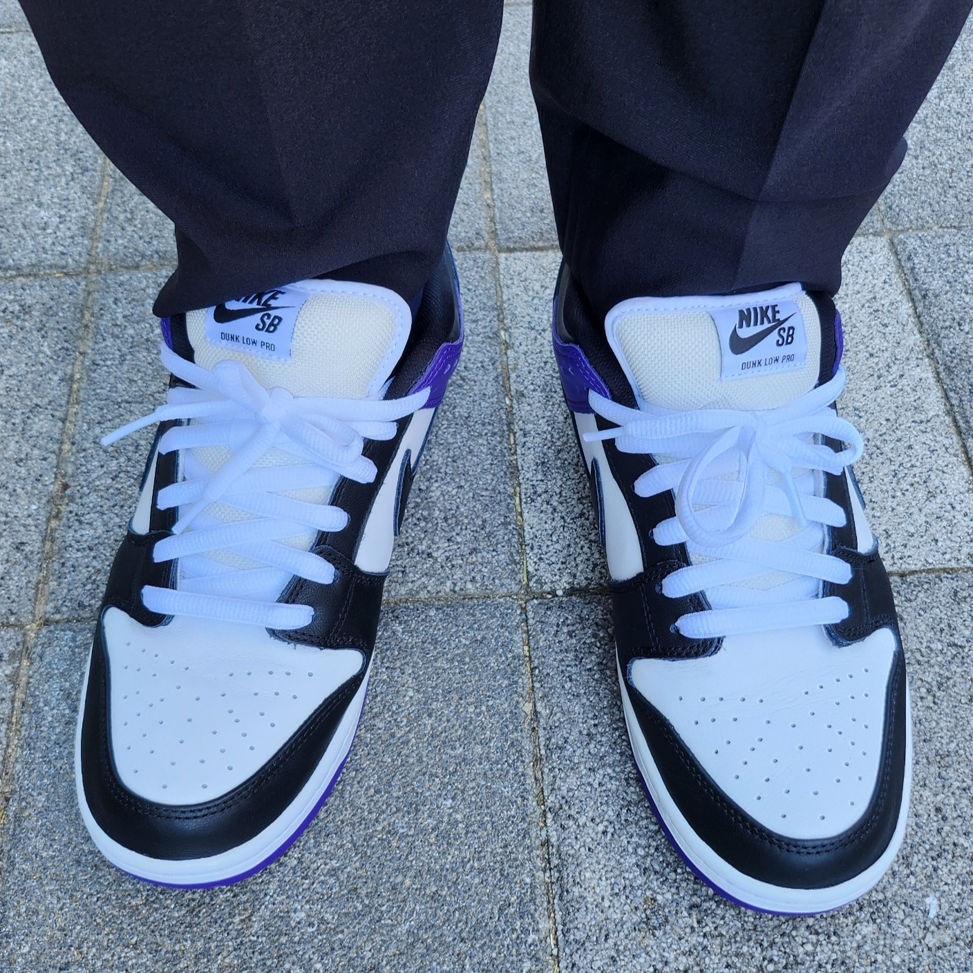Nike SB Dunk Low Pro Court Purple 착용 스타일