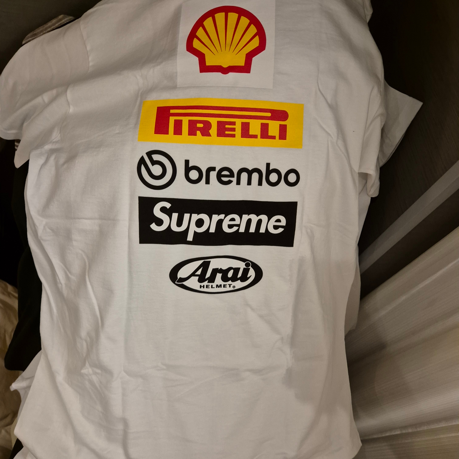 Supreme x Ducati Logos T-Shirt White - 24SS, Supreme Ripstop Keychain Black - 24SS ์ฐฉ์ฉ ์คํ์ผ - 1