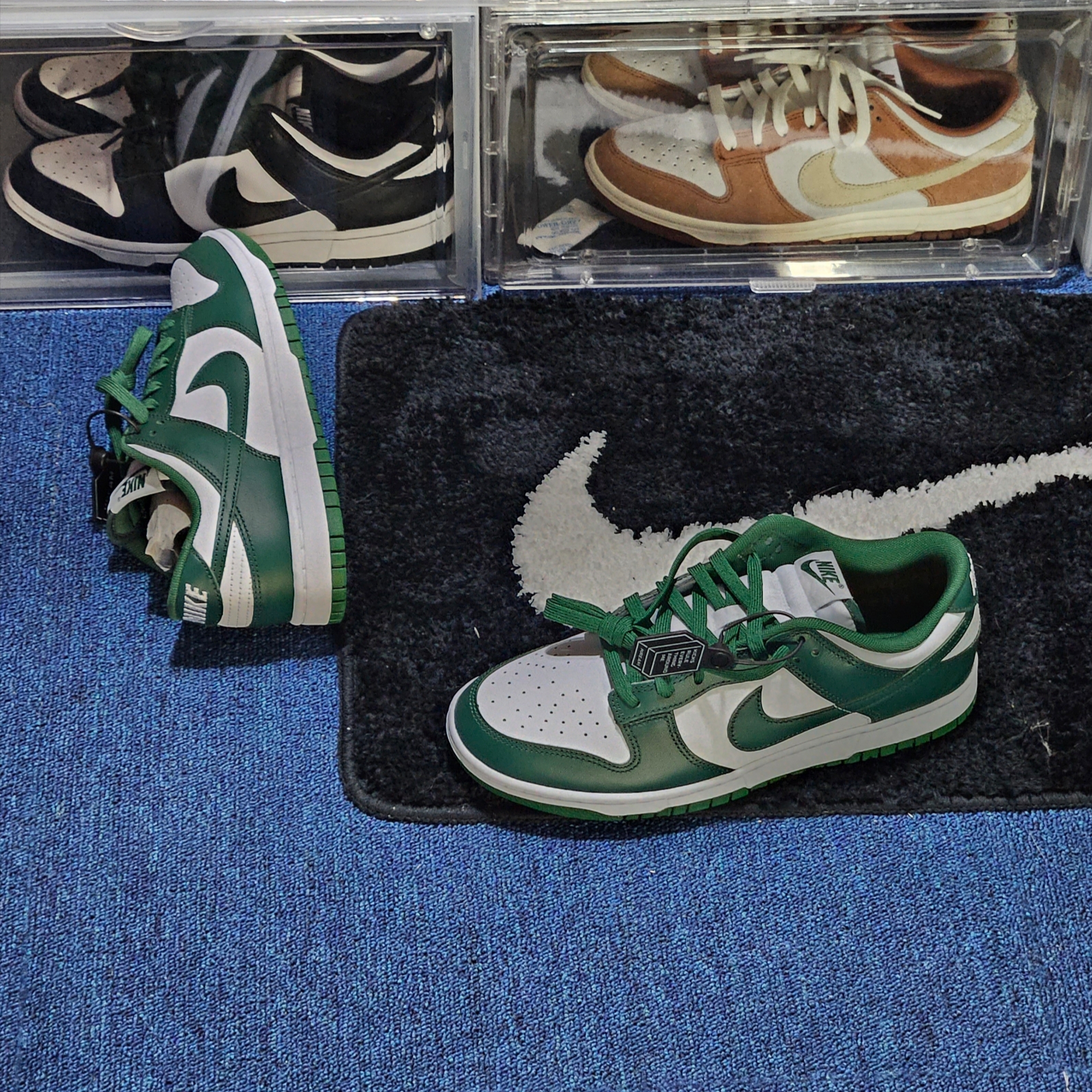 Nike Dunk Low Retro Varsity Green 착용 스타일