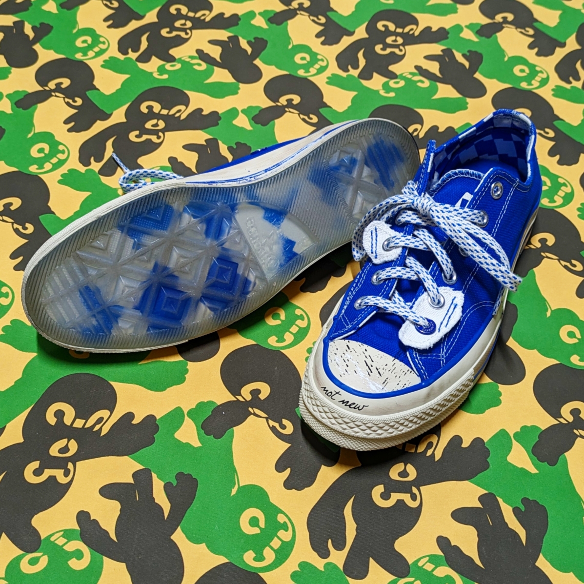 Converse x Ader Error Chuck 70 Ox Imperial Blue 착용 스타일 - 3