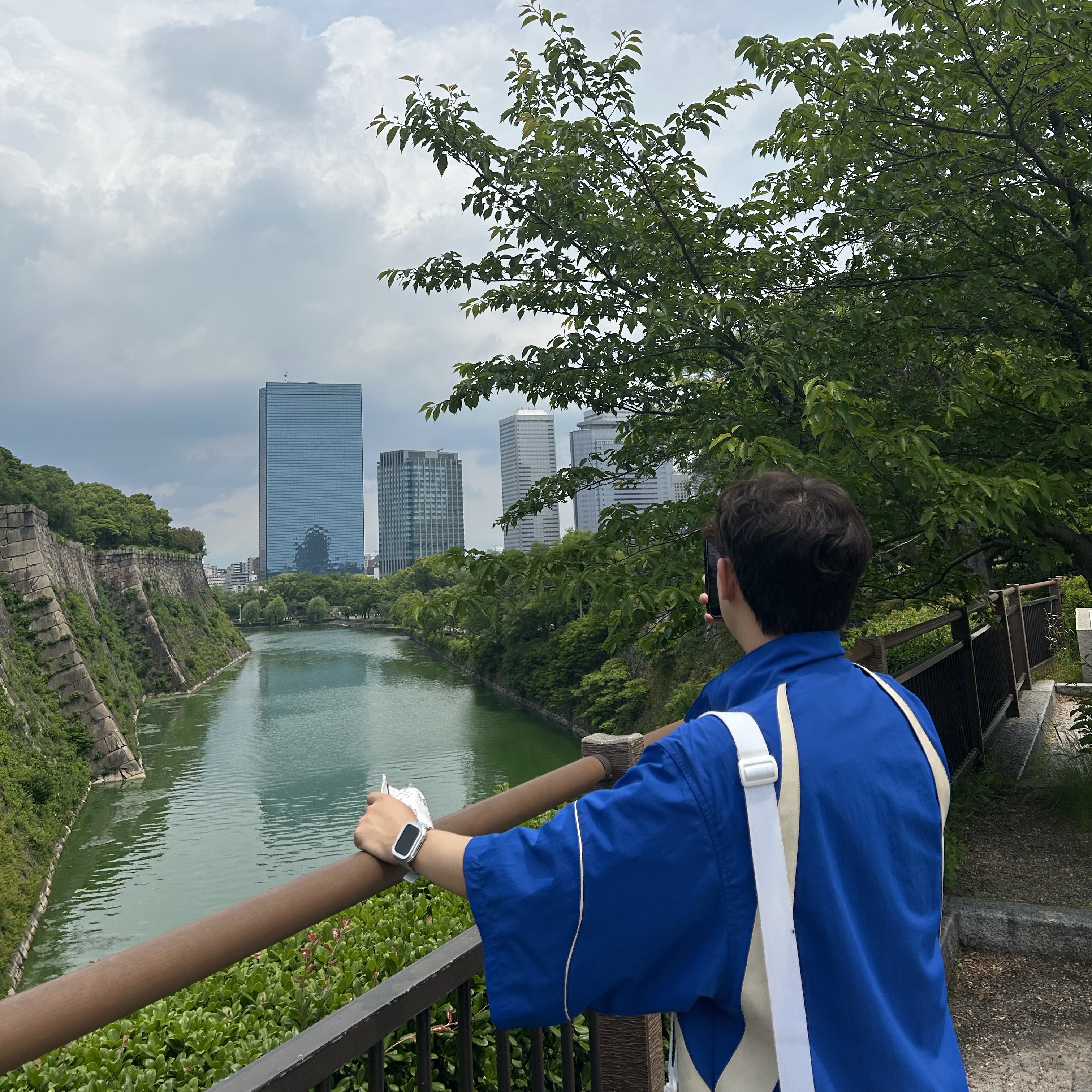 Ader Error Acere Jacket Z-Blue, Gucci Interlocking G Bracelet Silver 착용 스타일 - 3