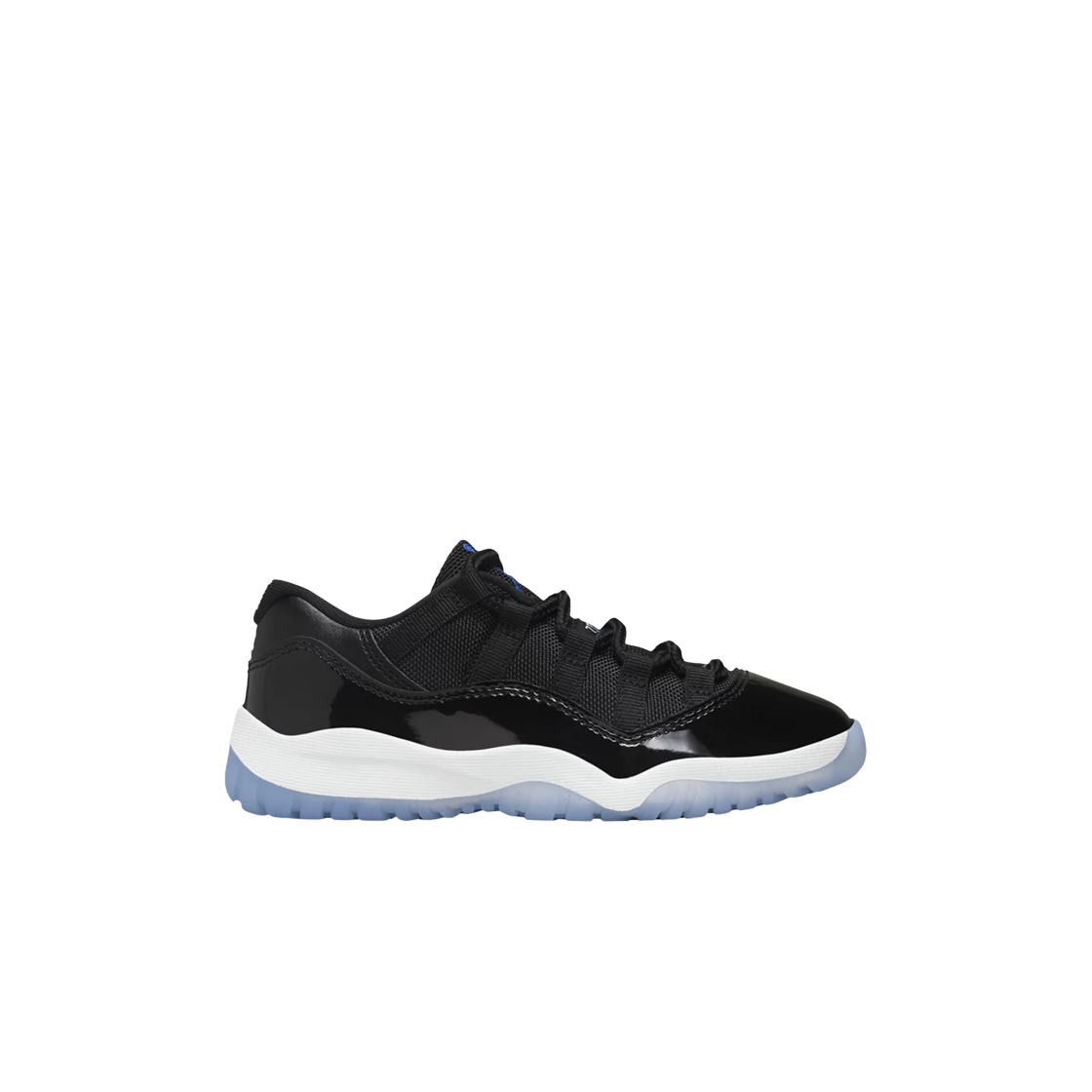 (PS) 조던 11 레트로 로우 블랙 바시티 로얄((PS) Jordan 11 Retro Low Black Varsity Royal)