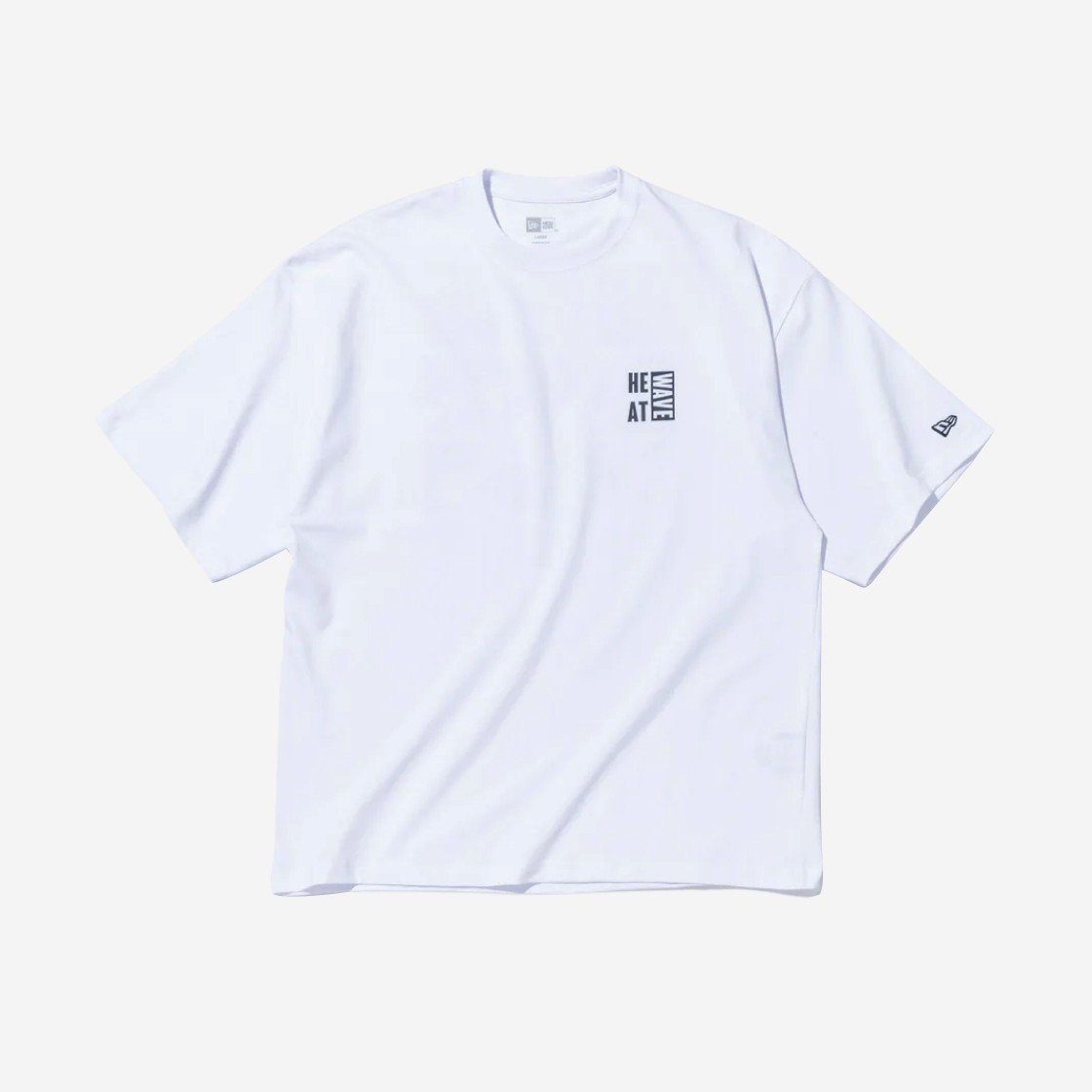 New Era x Kosuke Kawamura S/S Oversized Cotton T-Shirt Heat Wave White 상세 이미지 2