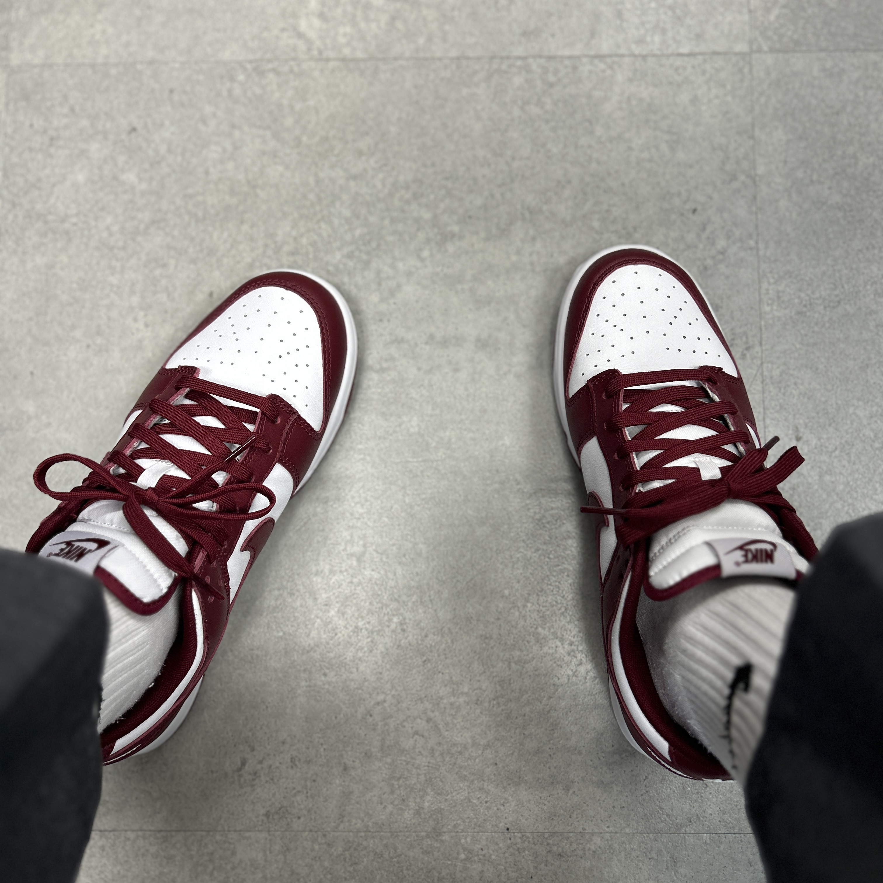 Nike Dunk Low Retro Team Red 착용 스타일