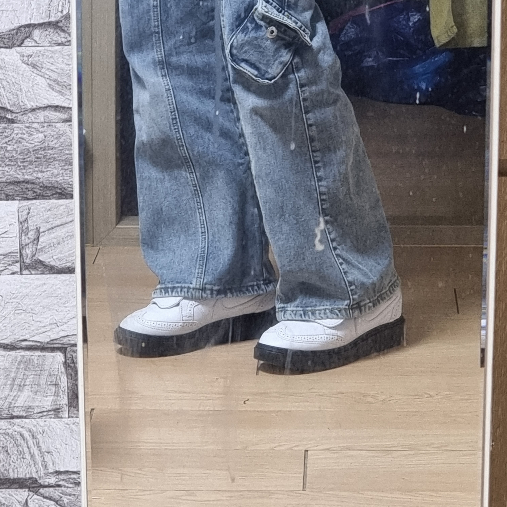 Nike x Peaceminusone Kwondo1 White 착용 스타일 - 2