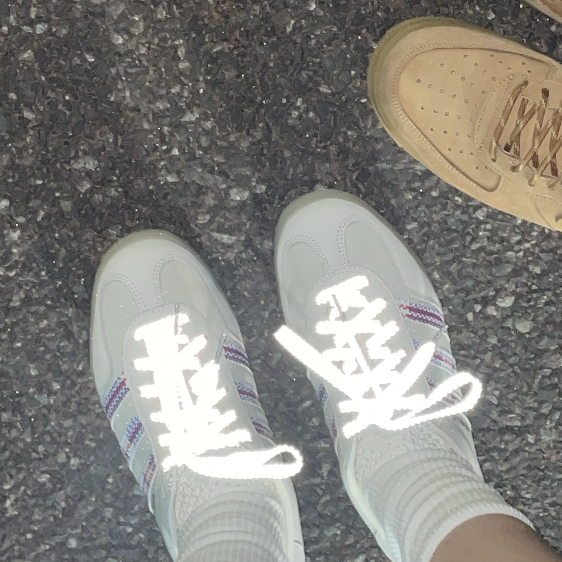 Adidas x Alwayth Gazelle Indoor Core White Supplier Colour 착용 스타일