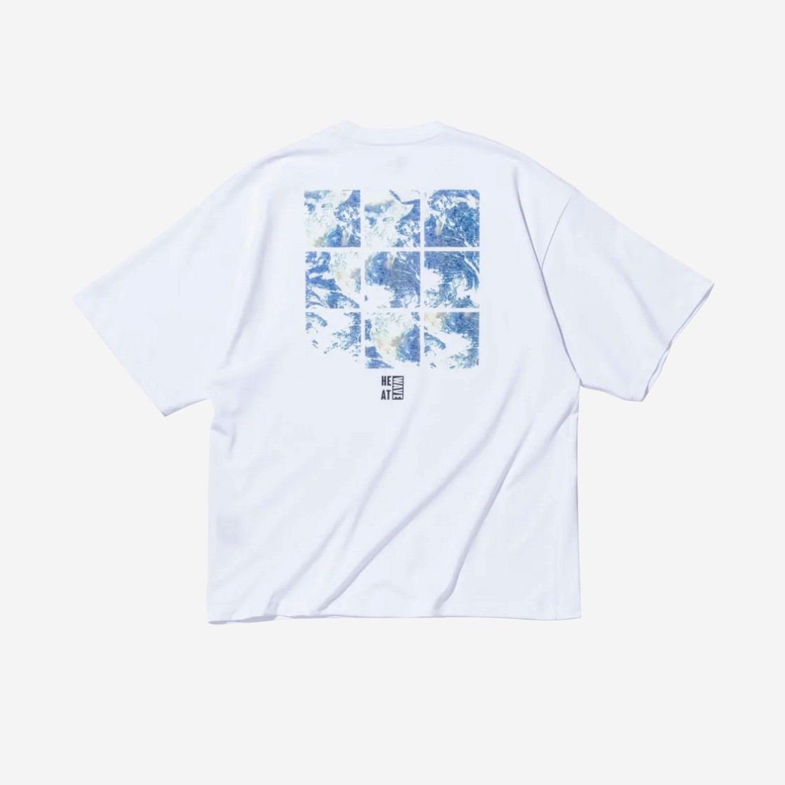 New Era x Kosuke Kawamura S/S Oversized Cotton T-Shirt Heat Wave White 상세 이미지 1