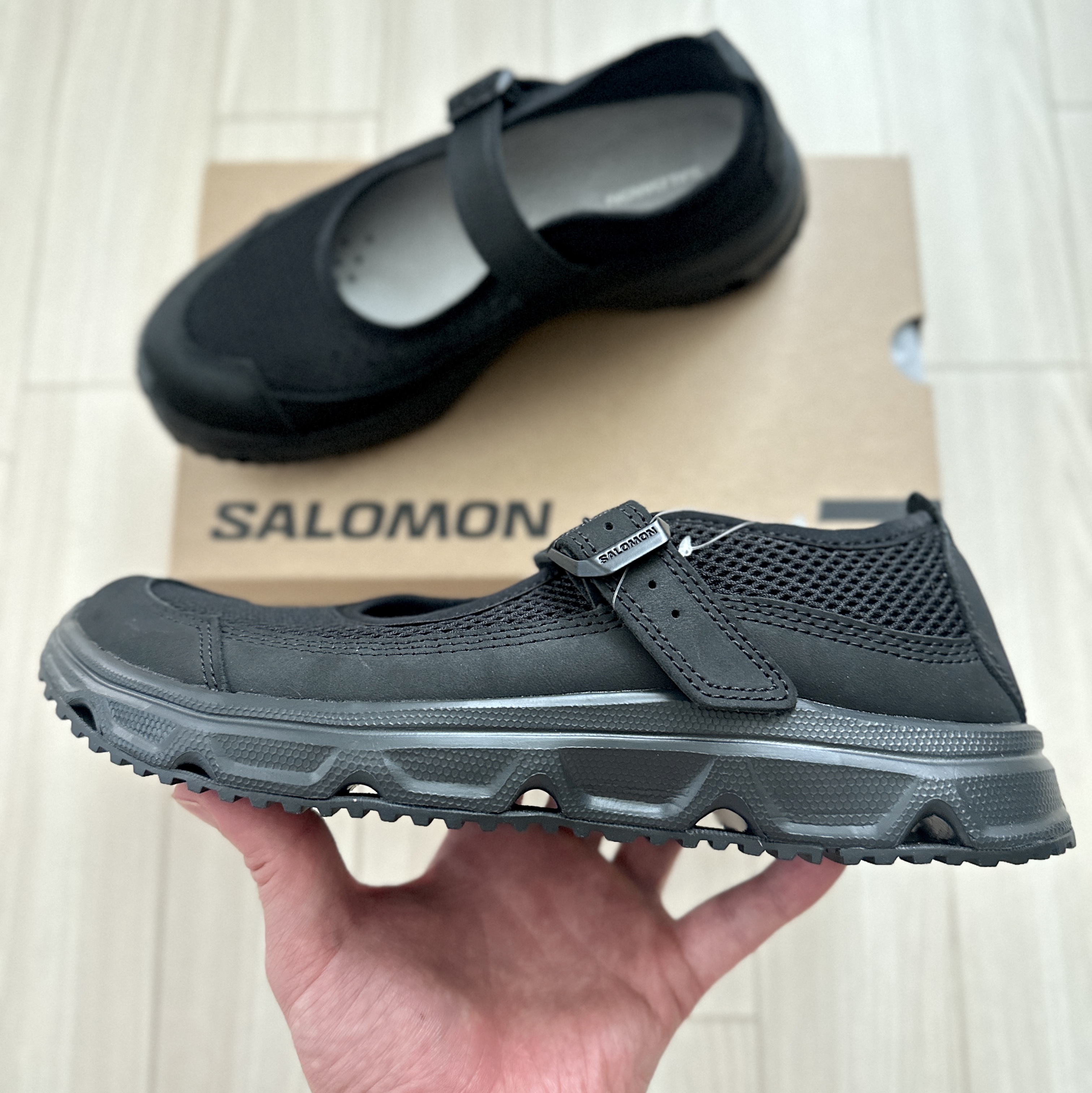 Salomon RX Marie Jeanne Black 착용 스타일