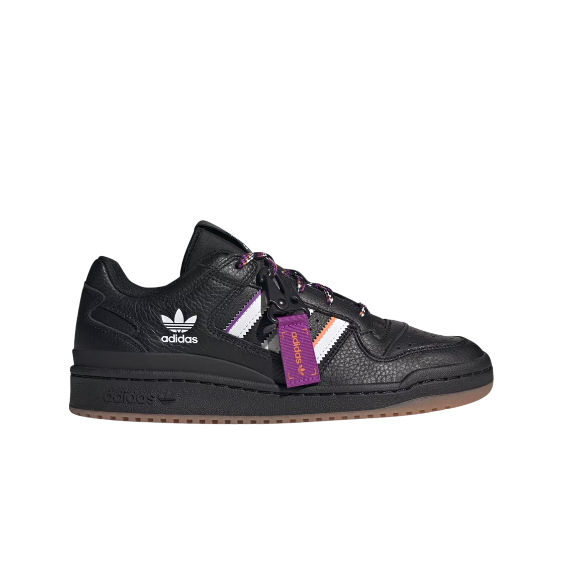 IG5513 Adidas Forum Low CL Core Black Semi Solar Orange