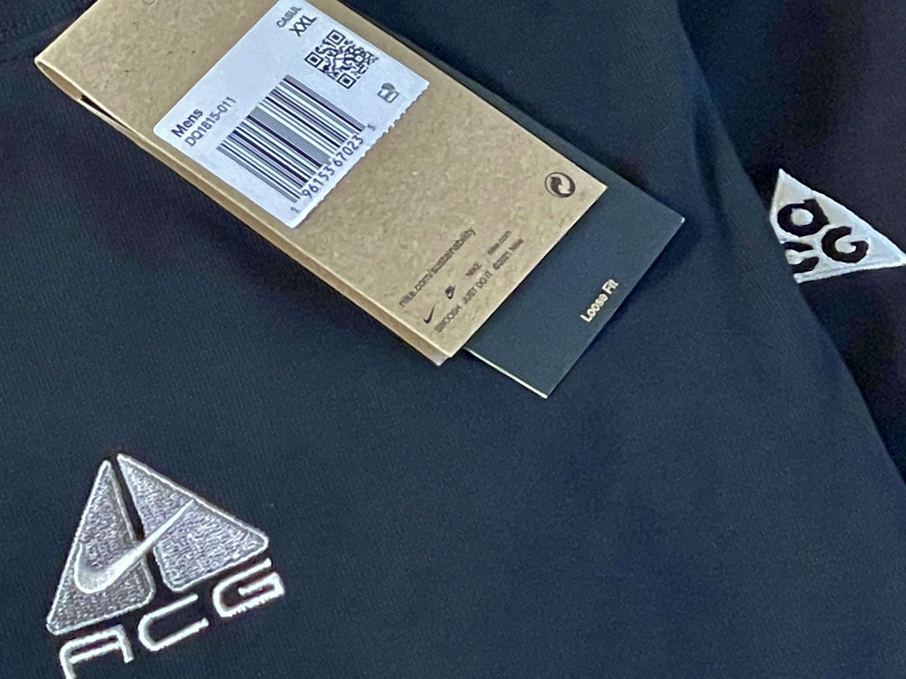 Nike ACG LBR Lungs T-Shirt Black - US/EU, Nike ACG LBR T-Shirt Black - US/EU 착용 스타일 - 2