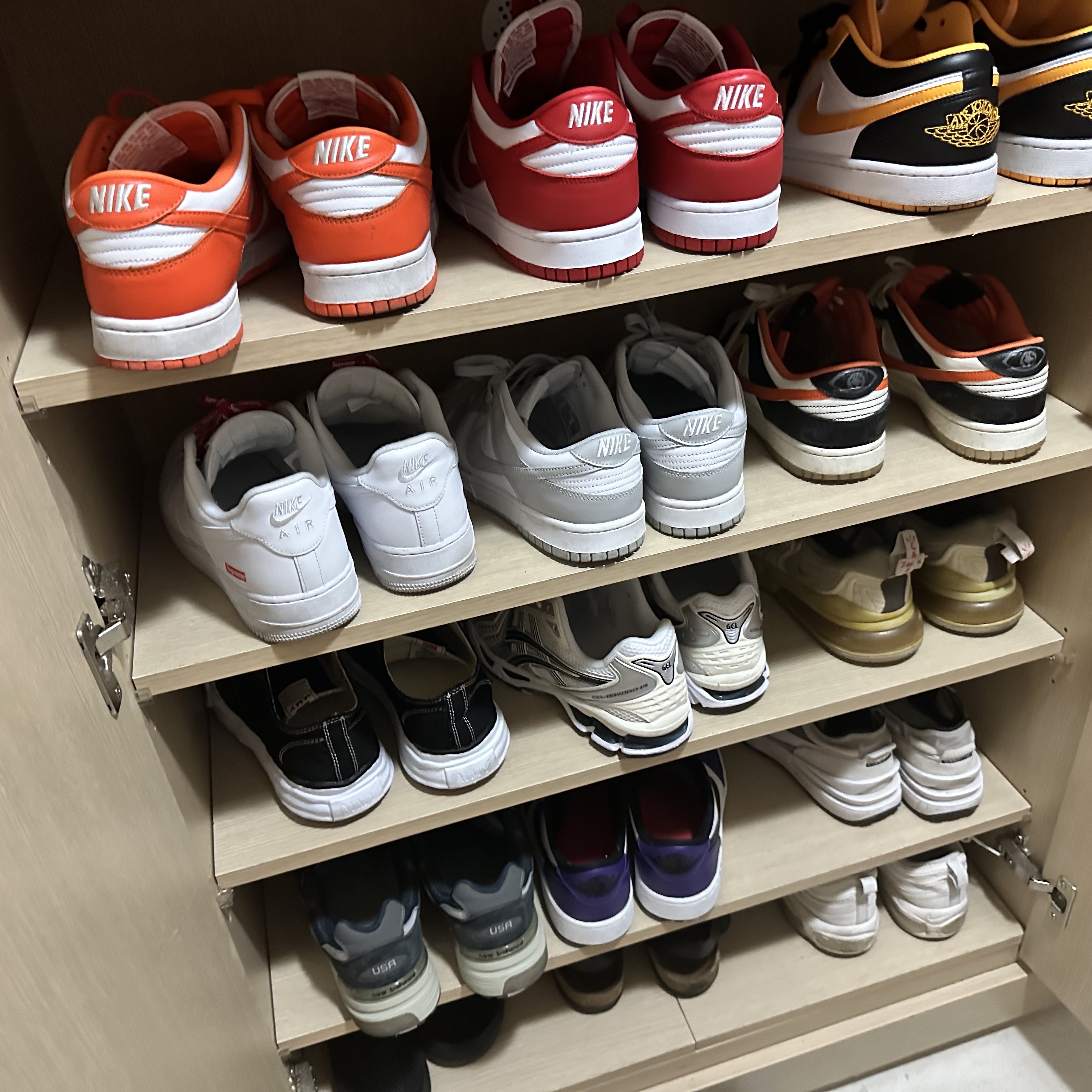 Nike Dunk Low SP Syracuse 2022, Nike Dunk Low SP White and University Red 2023 착용 스타일 - 1