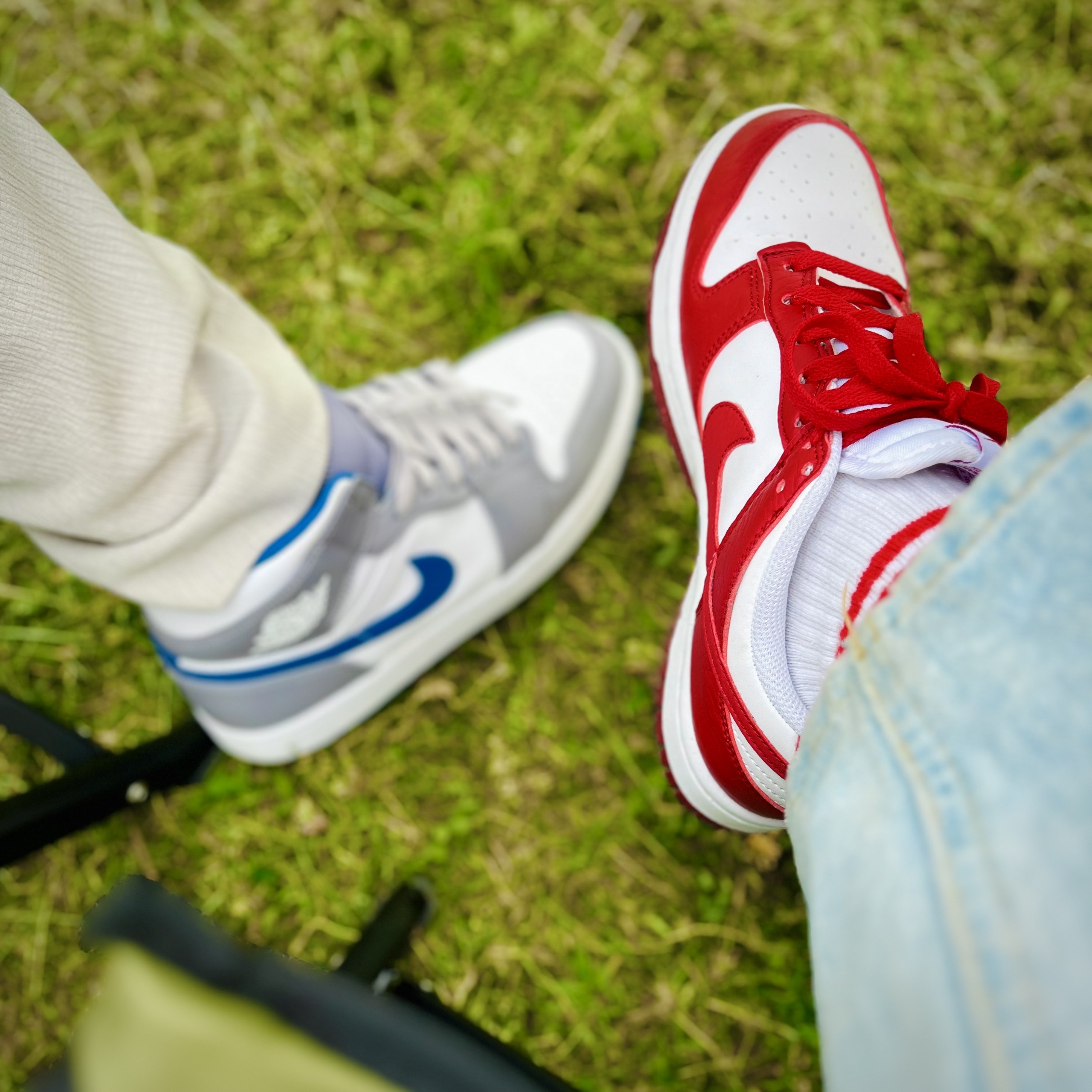 (W) Nike Dunk Low Next Nature Gym Red 착용 스타일