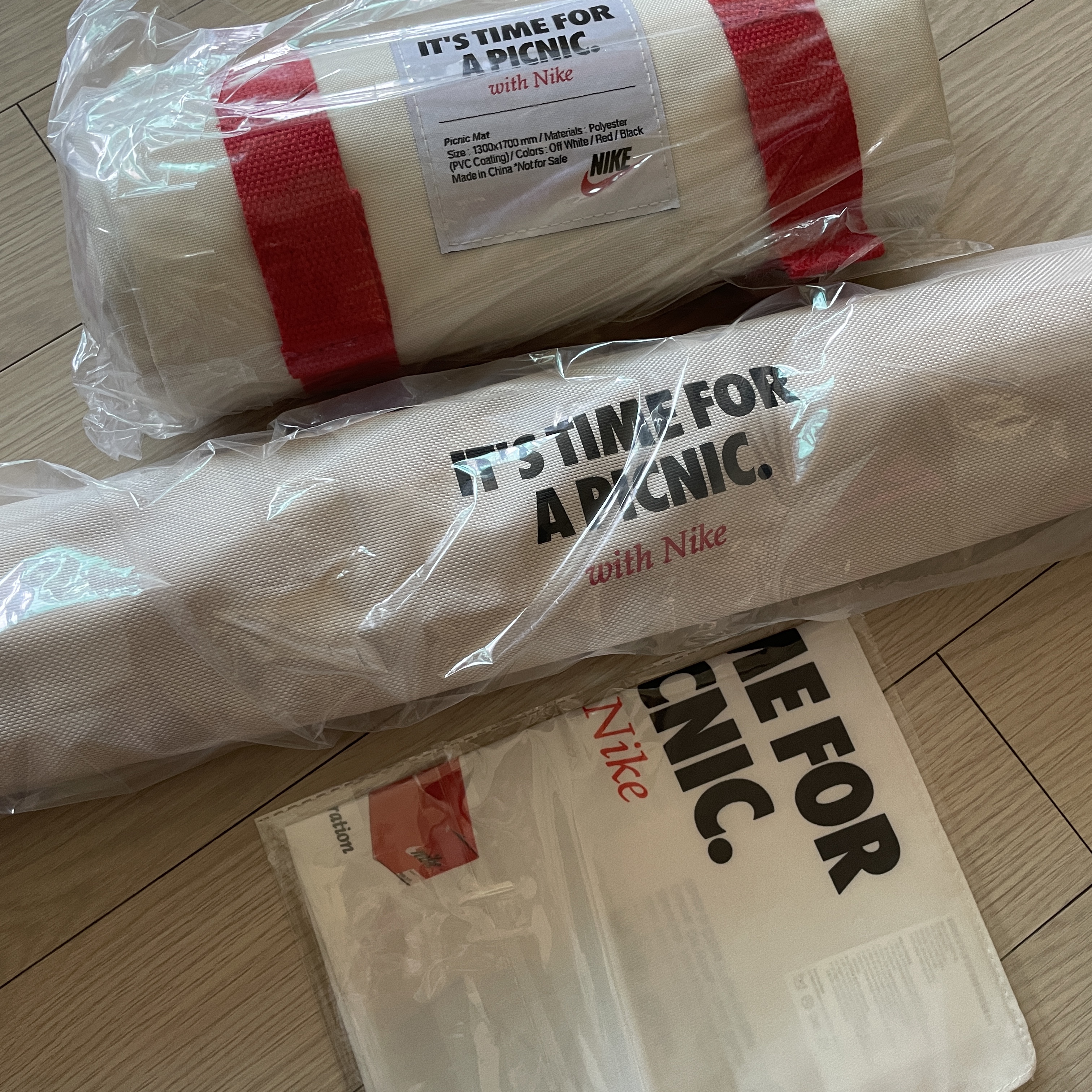 Nike Members Days Daily Check-In Gift Set Picnic Mat & Picnic Table & Table Mat (6700 Limited) 착용 스타일