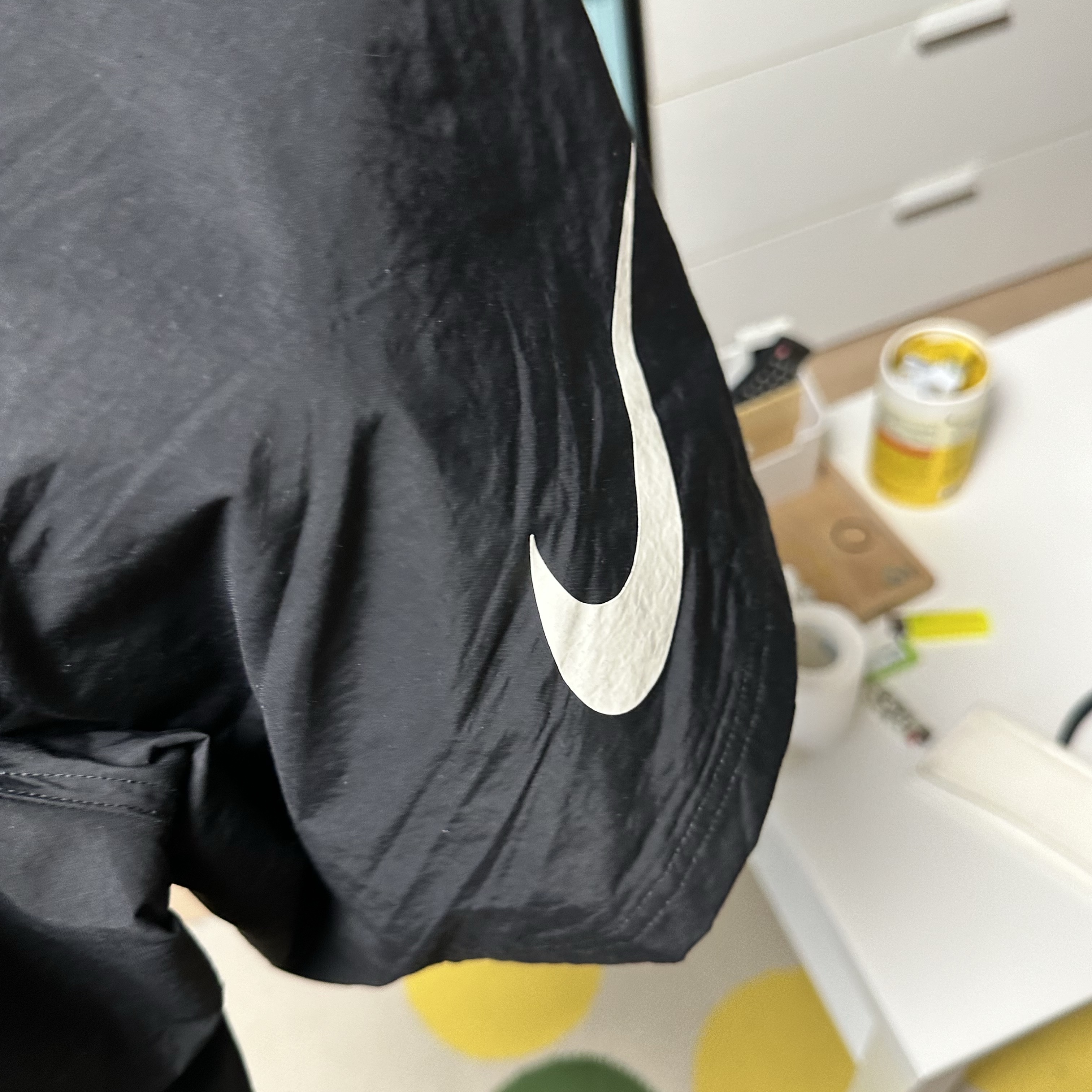 Nike x Stussy Shorts Black (FJ9167-010), Stussy David Carson Do Your Thang T-Shirt Black 착용 스타일 - 2