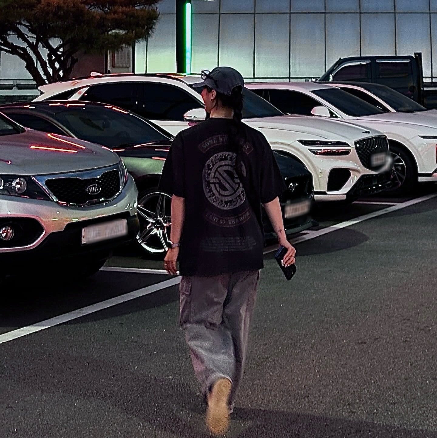 Supreme Washed Chino Twill Camp Cap Denim - 23FW 착용 스타일 - 4