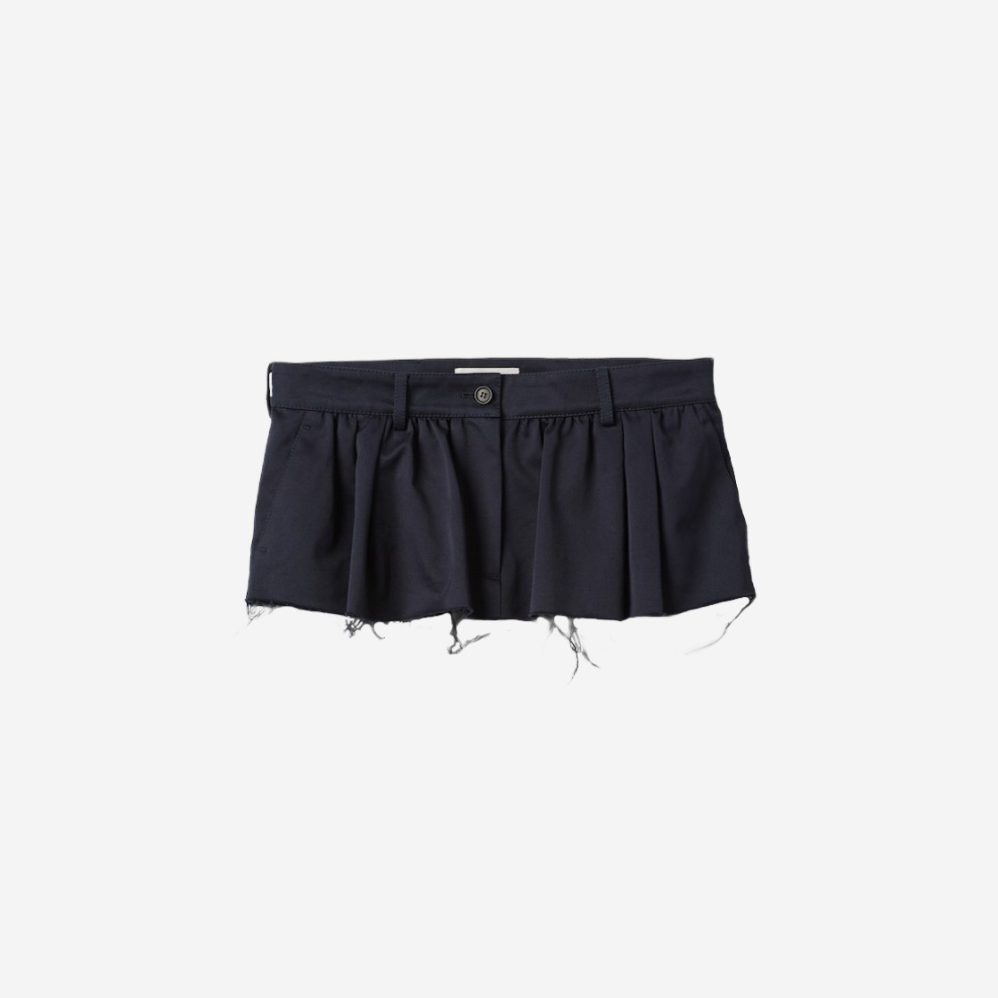 (W) Miu Miu Chino Mini Skirt Navy 상세 이미지 1