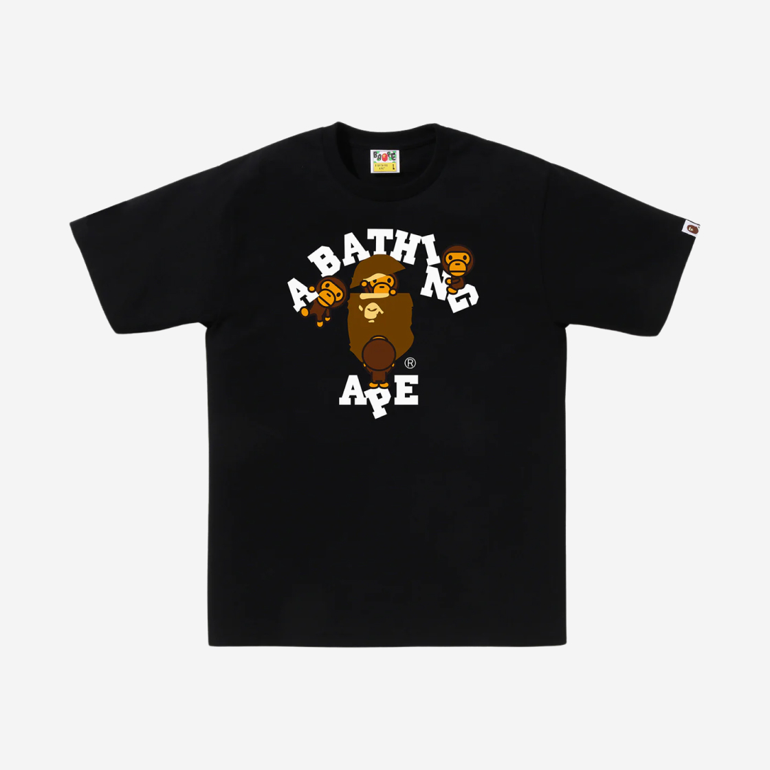 Bape college milo t s style kream