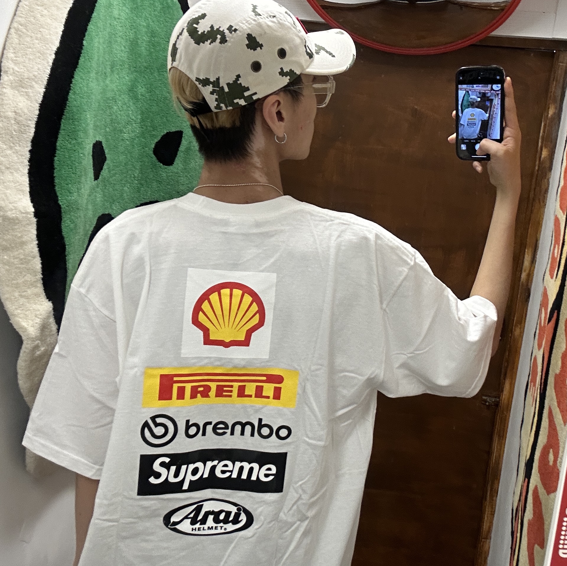 Supreme x Ducati Hooded Racing Jacket Black - 24SS, Nike x Supreme SB Dunk Low QS Rammellzee Black 착용 스타일 - 8