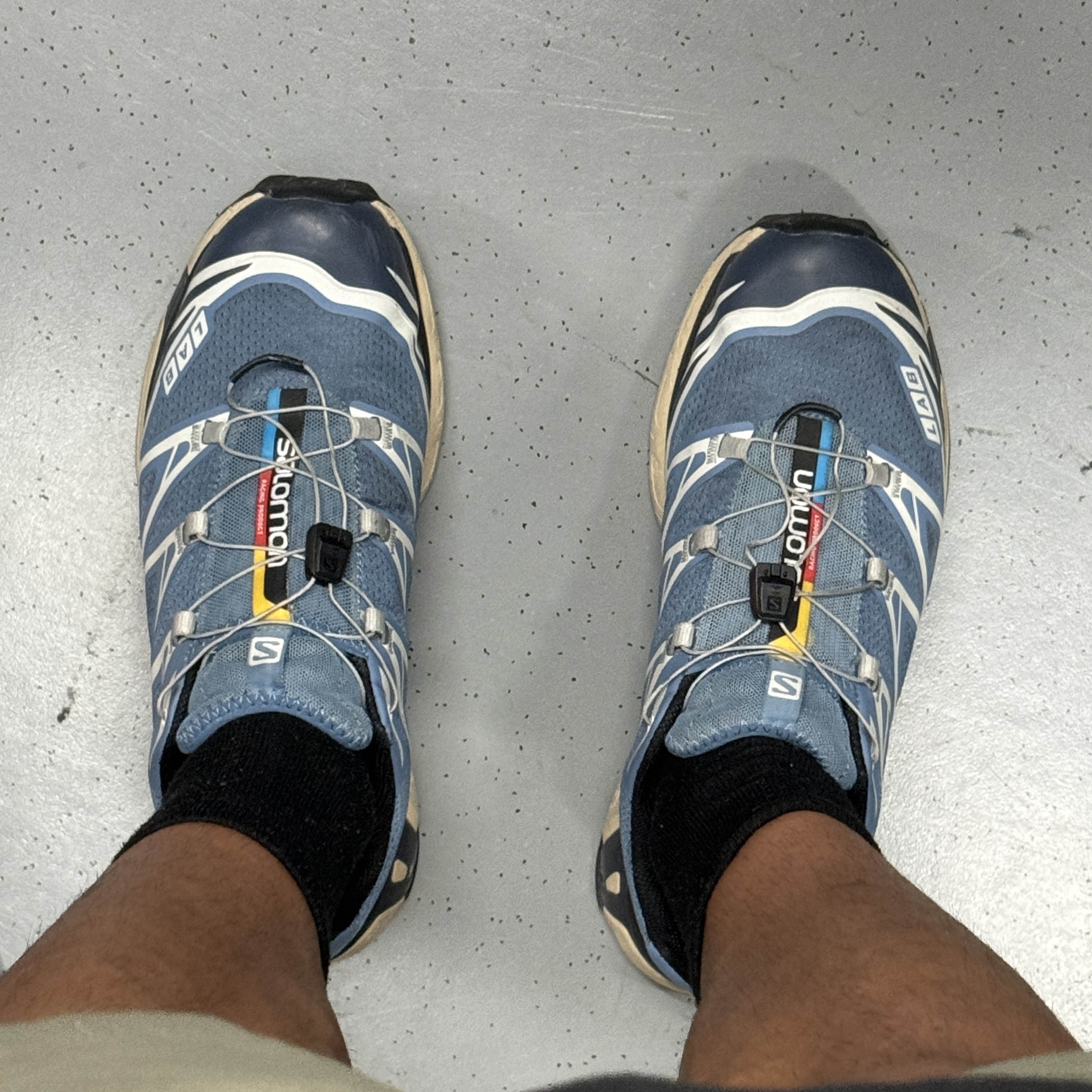 Salomon XT-6 ADV Copen Blue 착용 스타일