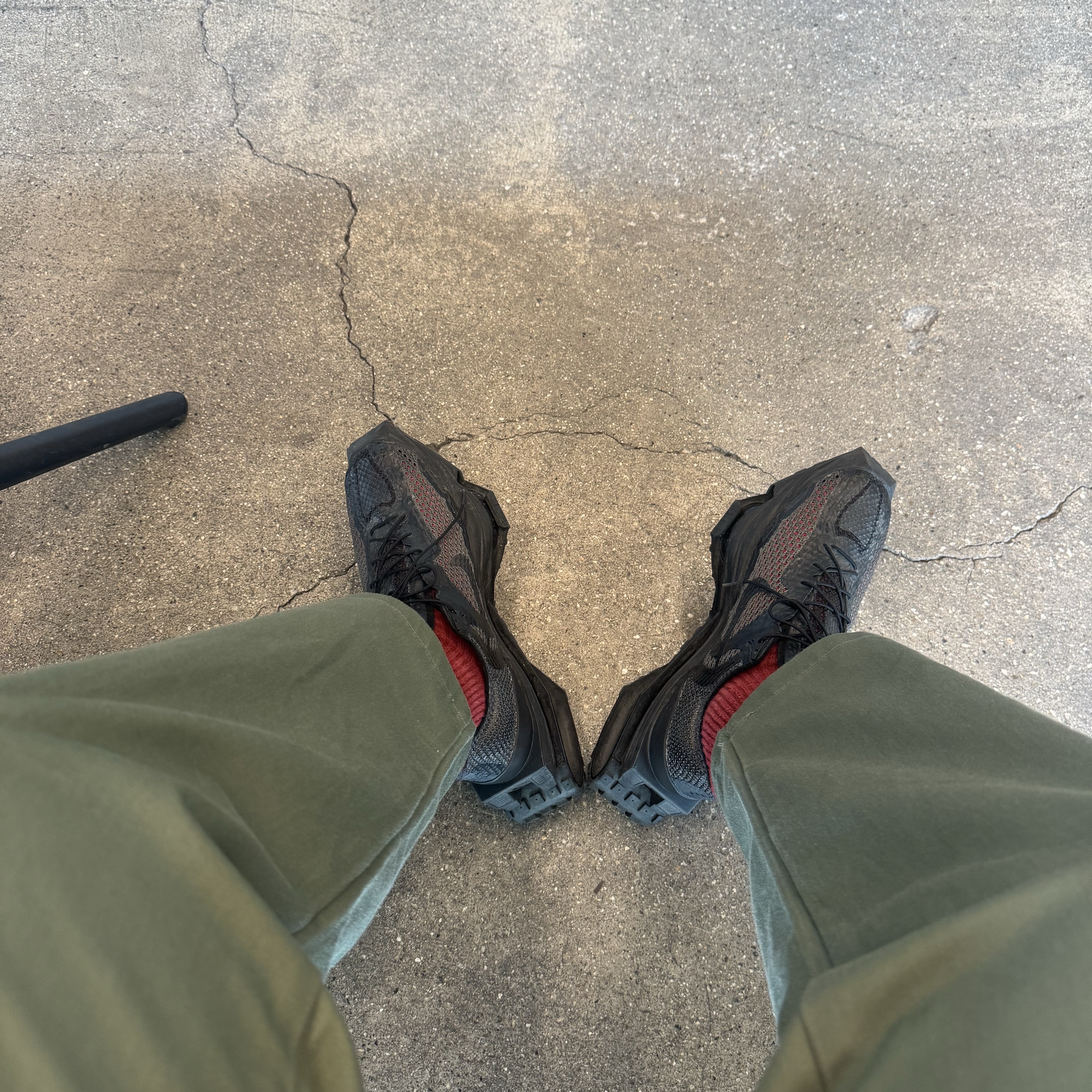 Nike x Matthew M Williams Zoom 004 Triple Black 착용 스타일