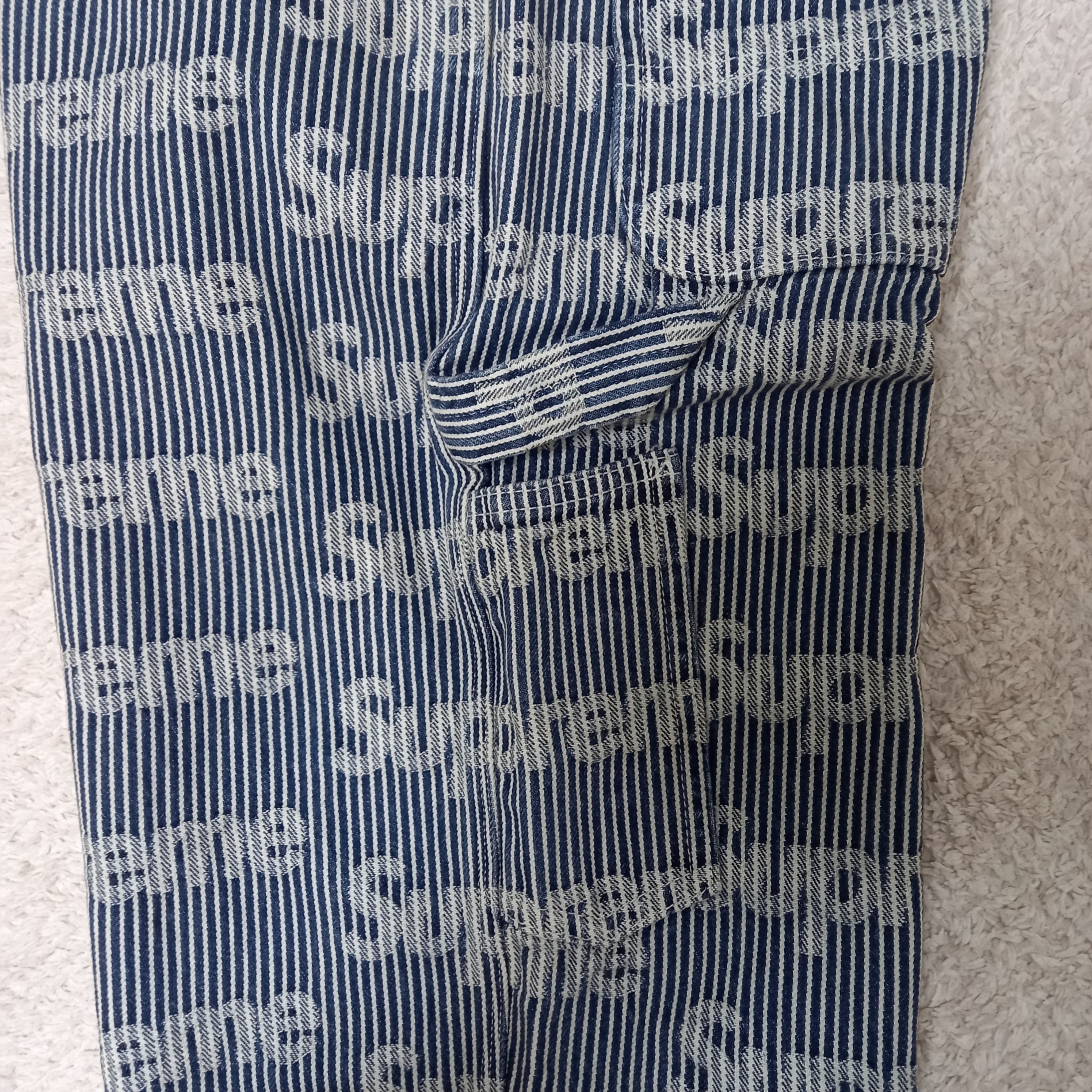 Supreme Denim Painter Pants Stripe - 24SS 착용 스타일 - 3