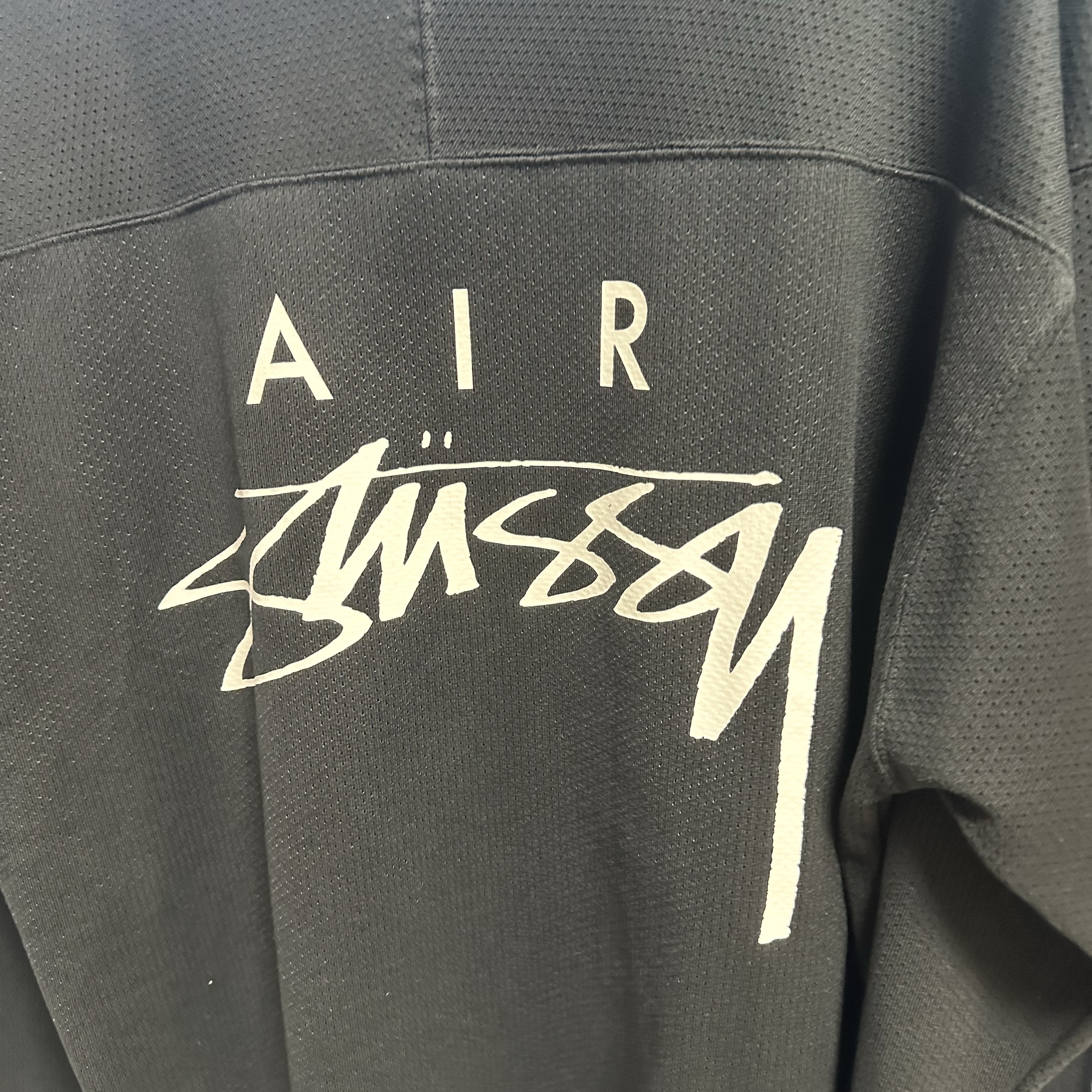 Stussy Melted T-Shirt Black, Stussy Sunset T-Shirt White 착용 스타일 - 4