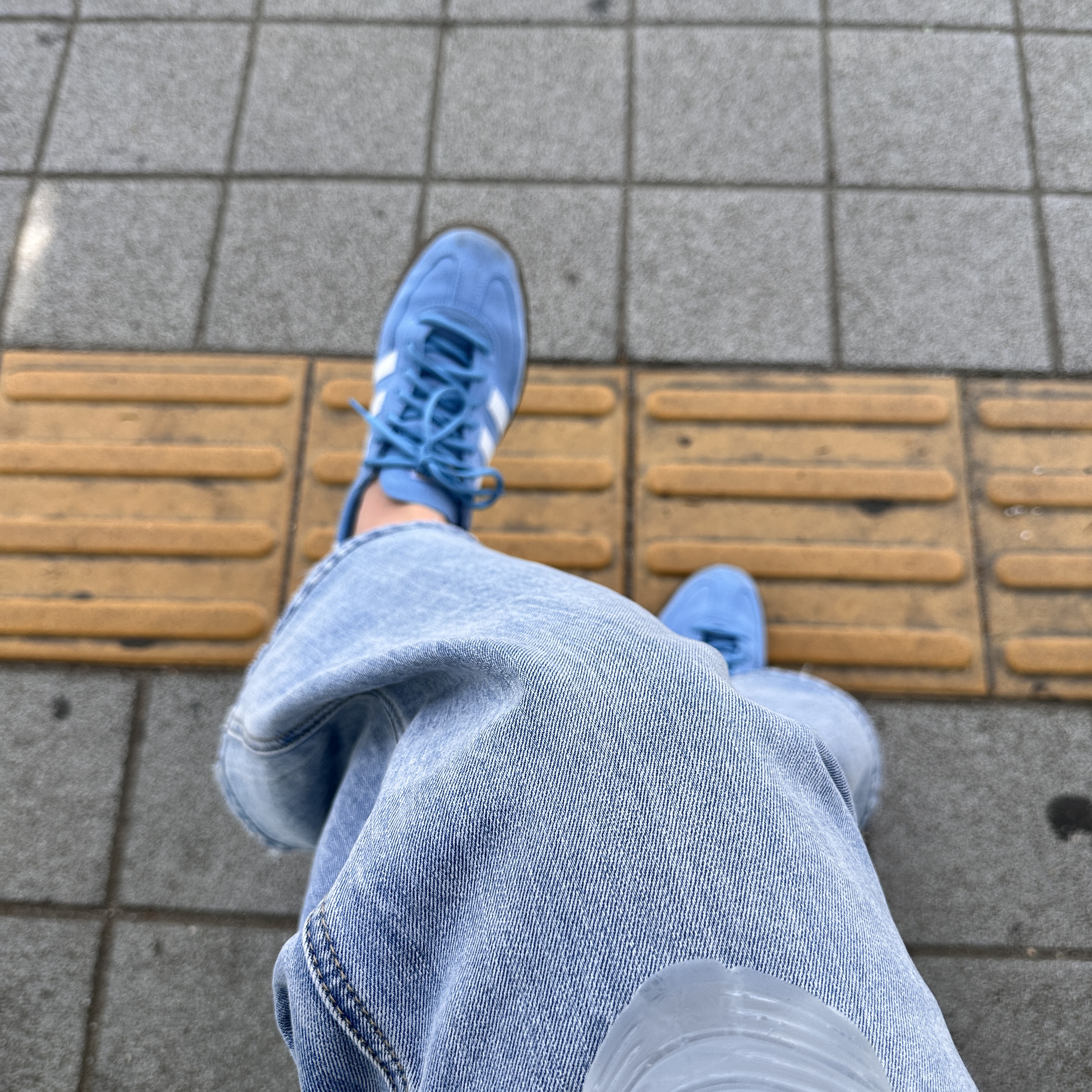 Adidas Spezial Handball Light Blue 착용 스타일