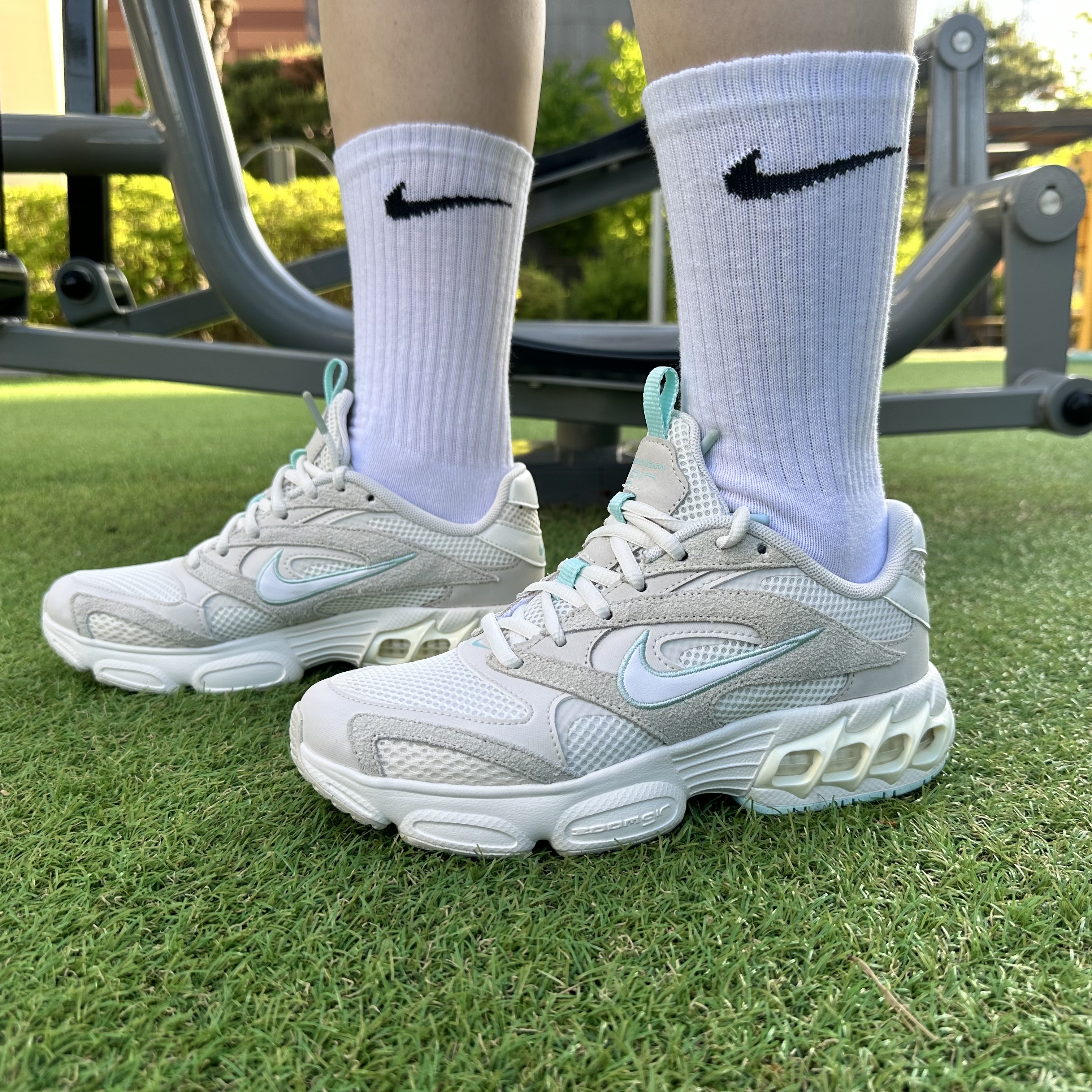 (W) Nike Zoom Air Fire Jade Ice 착용 스타일