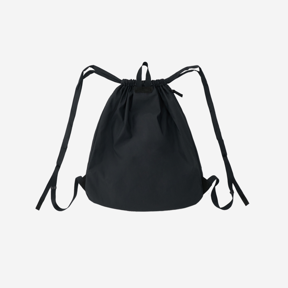 폴리테루 2포켓 드로우 백 블랙(Polyteru 2pk Draw Bag Black) - 2