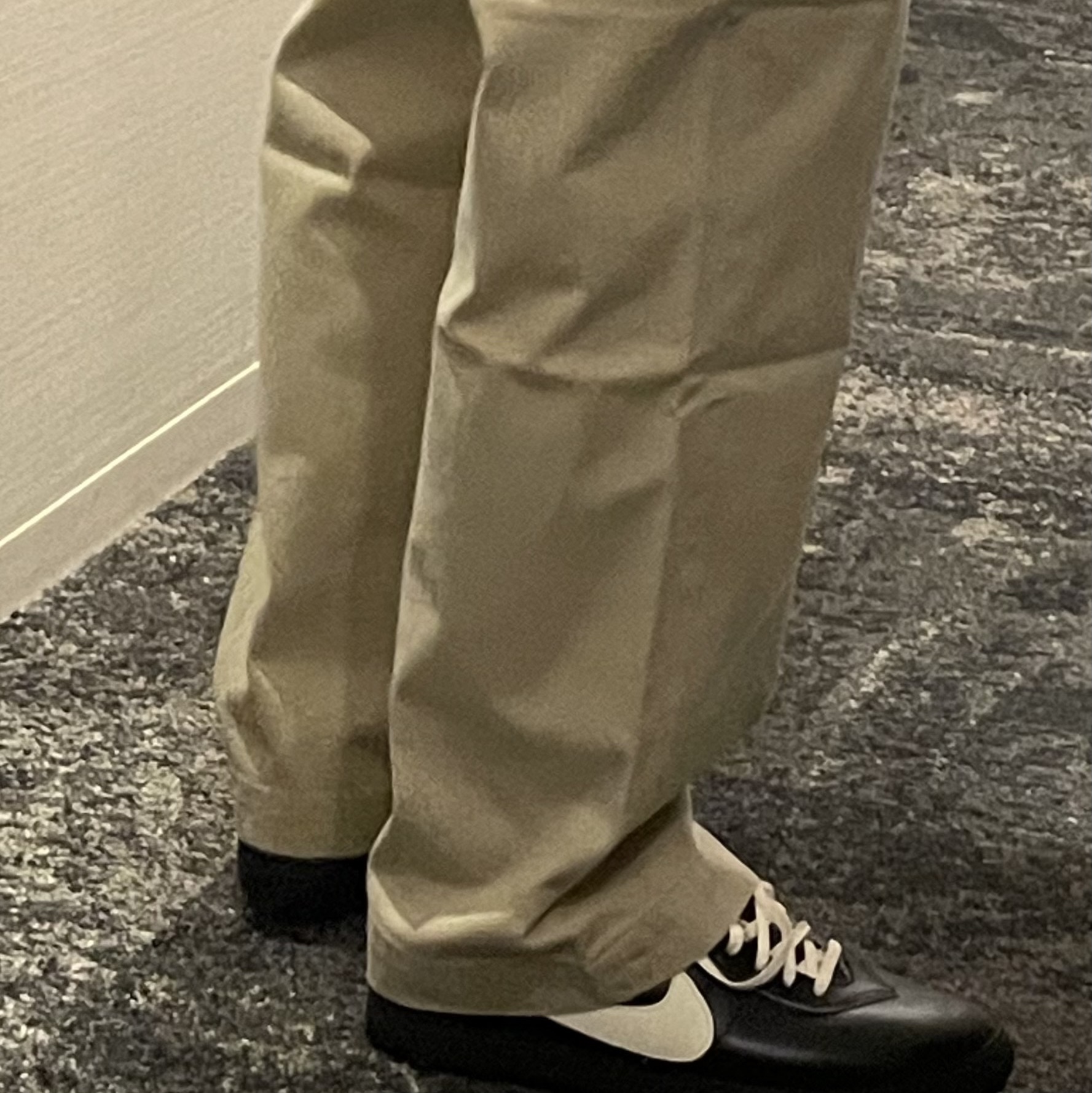 Nike x Bode Astrograbber SP Black and Coconut Milk, Supreme Chino Pant Tan - 24SS 착용 스타일