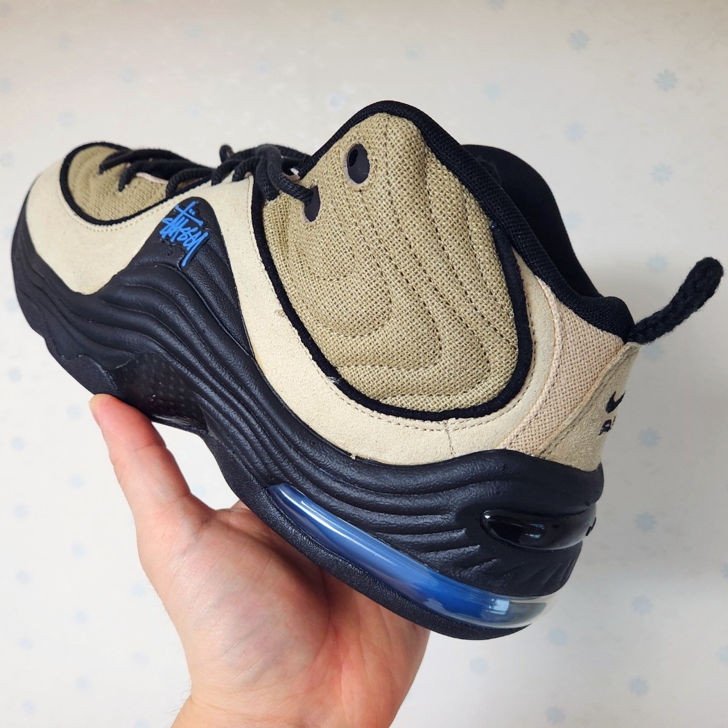 Nike x Stussy Air Penny II Rattan and Limestone 착용 스타일 - 3