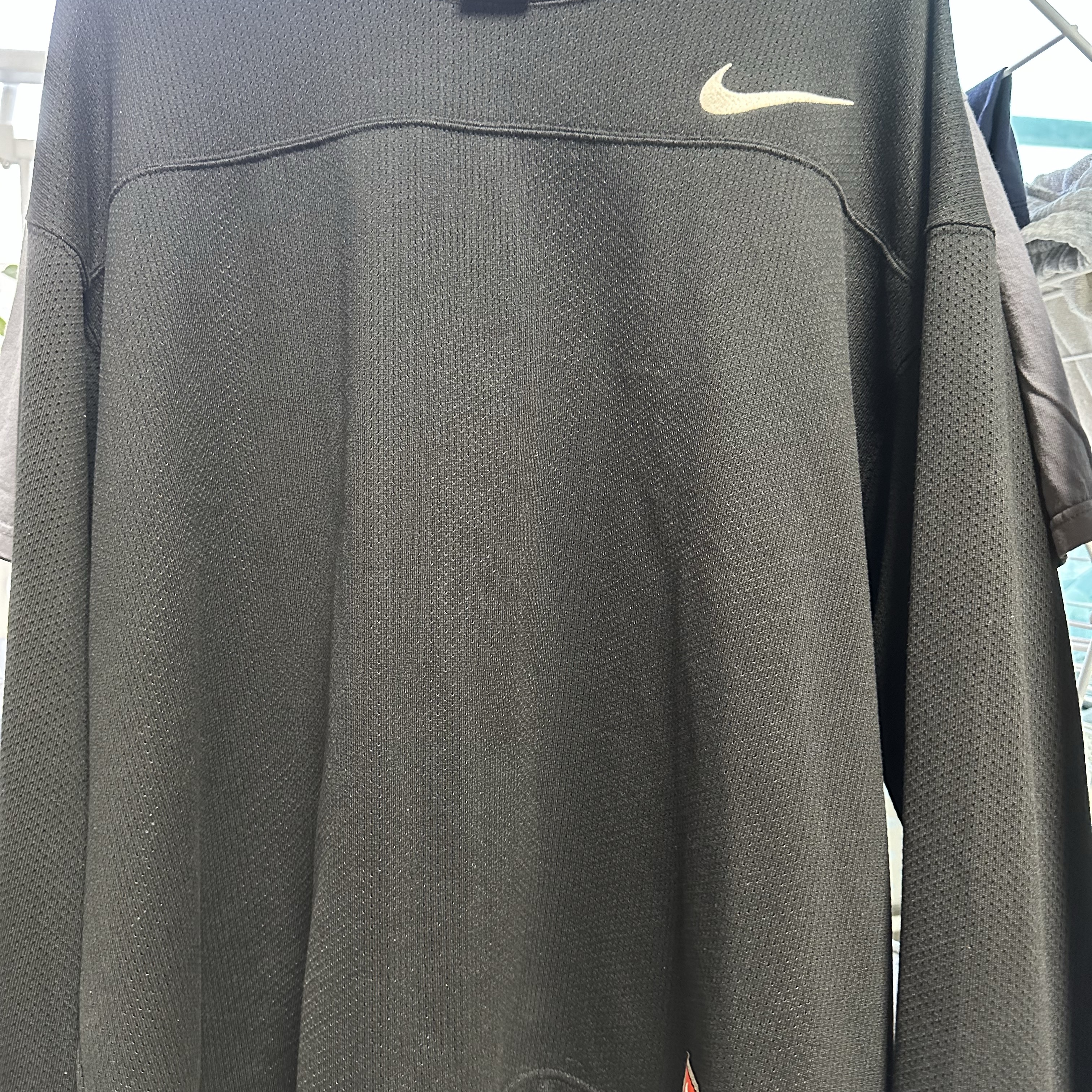 Nike x Stussy Long Sleeve Top Black (FJ9164-010) 착용 스타일 - 1