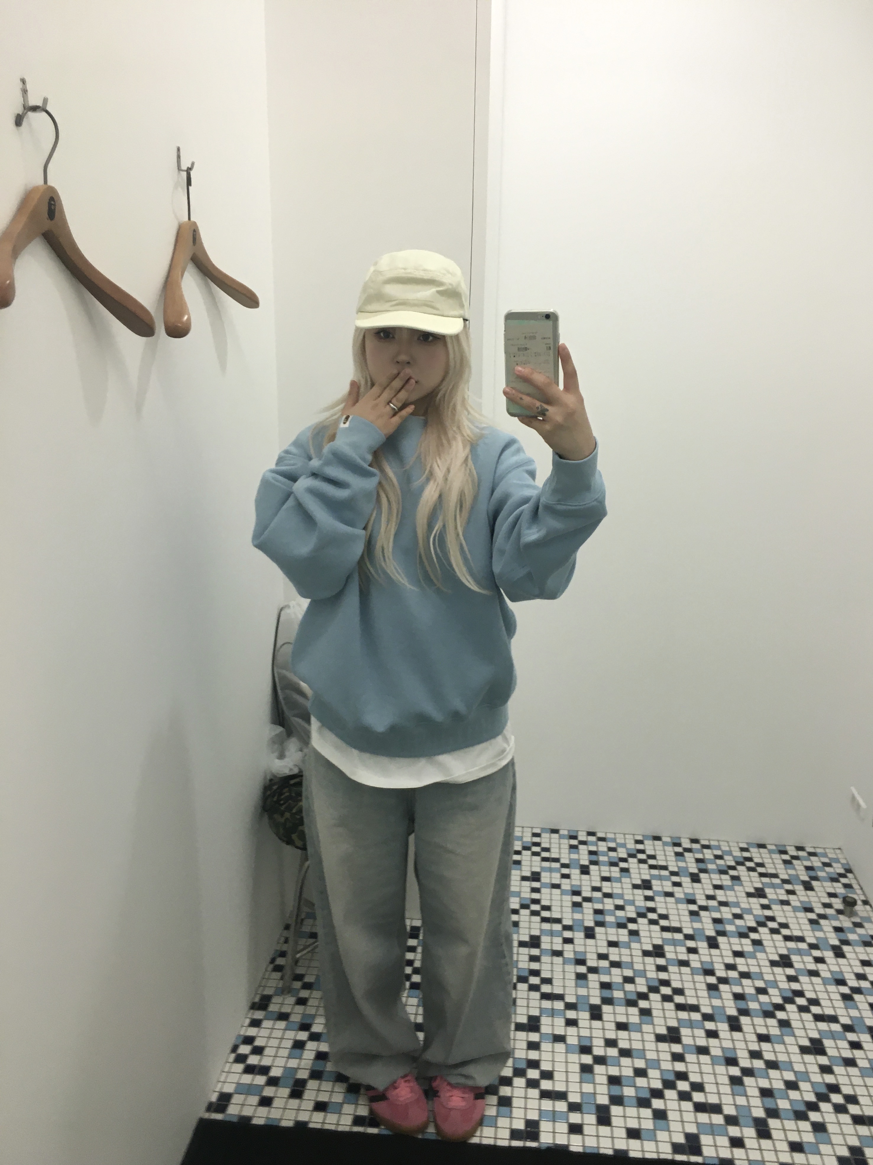 Supreme Washed Chino Twill Camp Cap Light Yellow - 24SS 착용 스타일