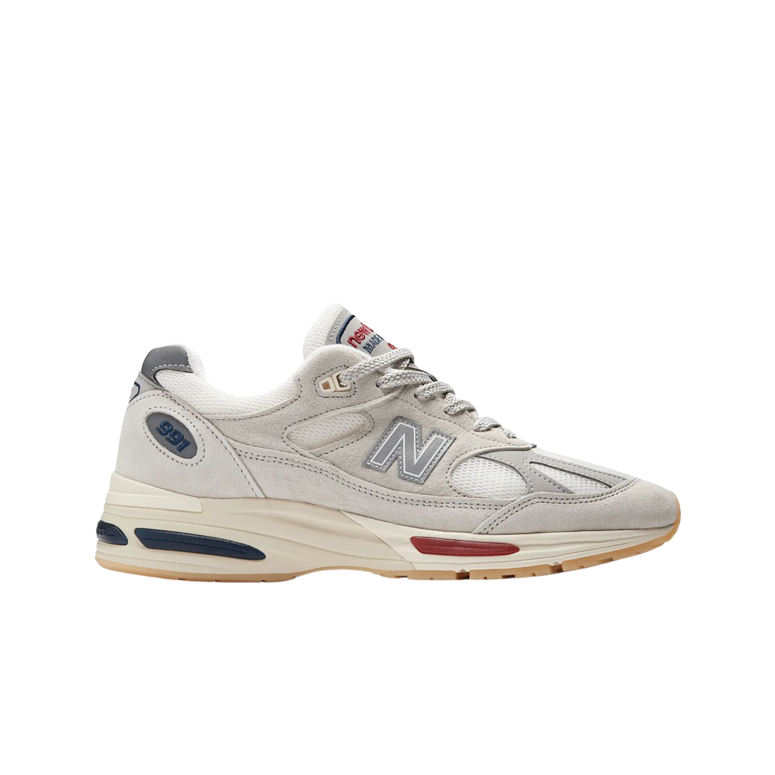 뉴발란스 991v2 메이드 인 UK 오프 화이트 블랑 드 블랑(New Balance 991v2 Made in UK Off White Blanc De Blanc)