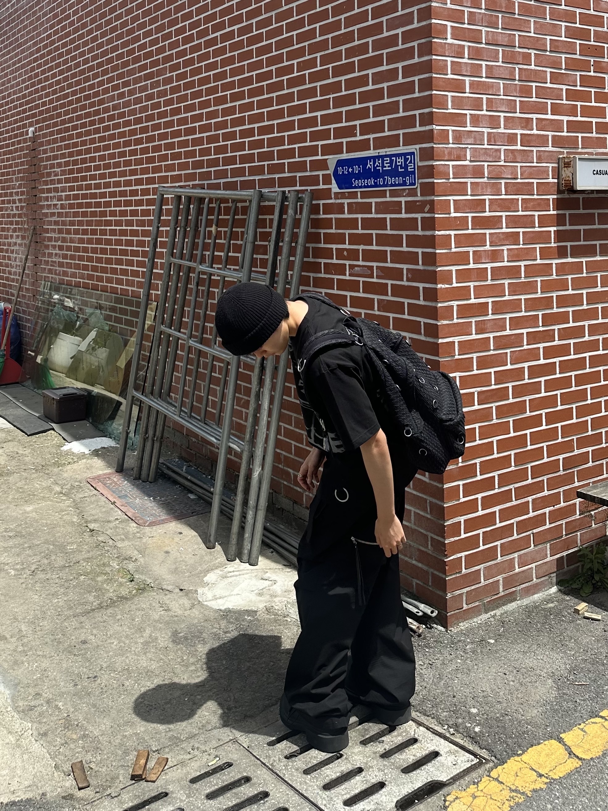 Balenciaga Steroid Derby Black 착용 스타일 - 4