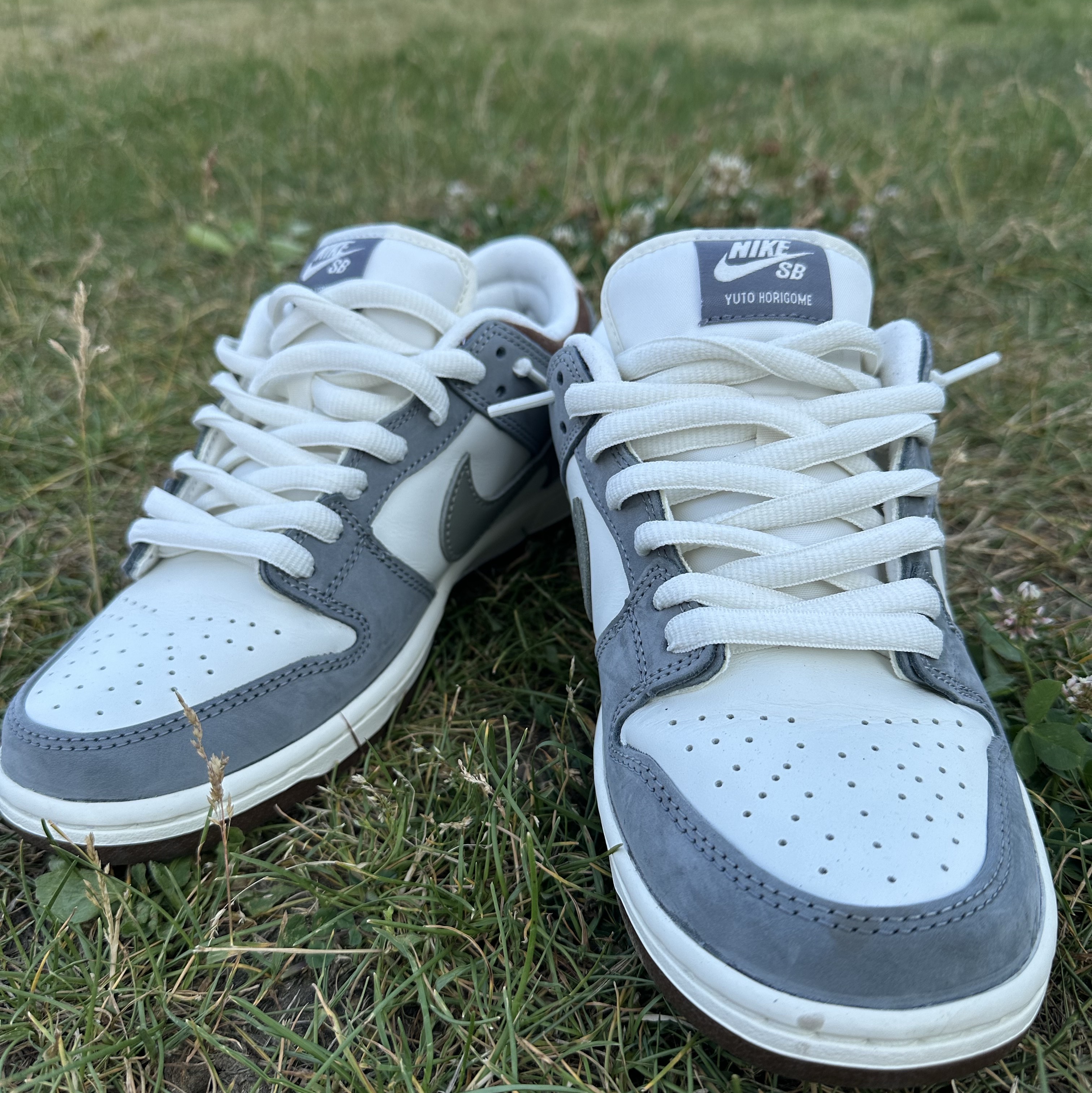 Nike x Yuto Horigome SB Dunk Low Wolf Grey 착용 스타일 - 1