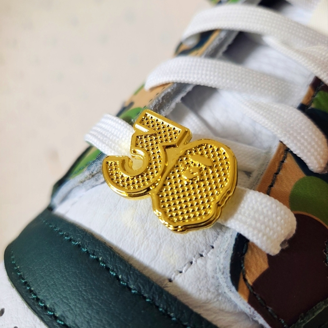 Adidas x BAPE Forum 84 Low Green Camo 착용 스타일 - 5