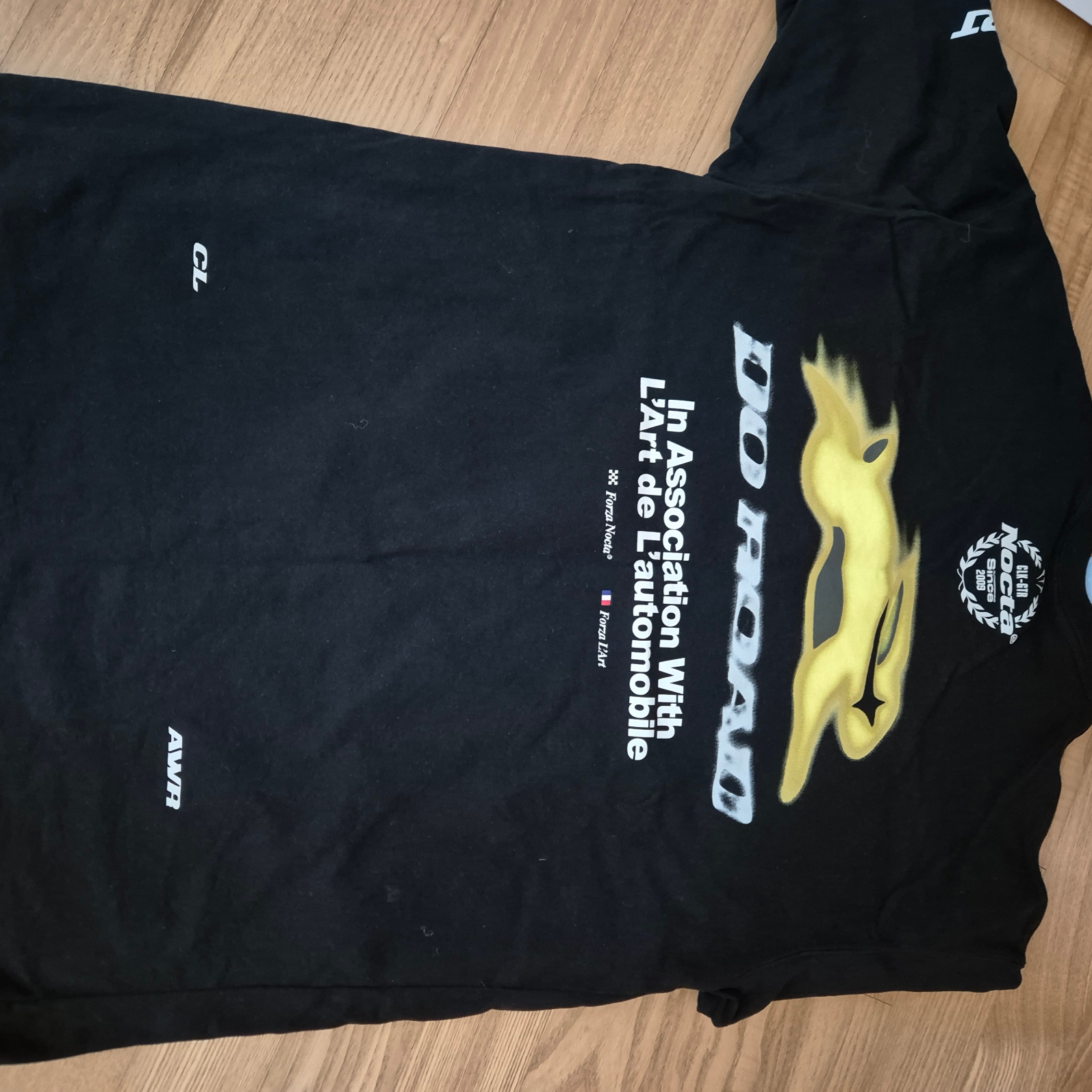 Nike x Drake Nocta x Kar L'Art De L'Automobile Burrow T-Shirt Black (FD2205-010) 착용 스타일