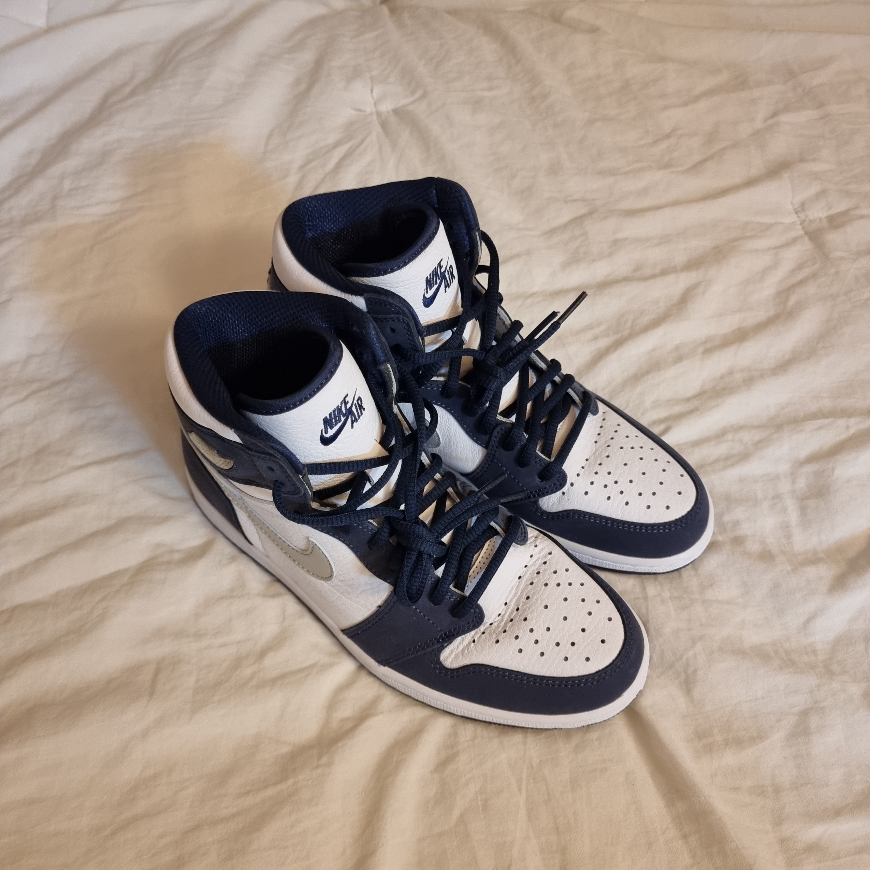 Jordan 1 Retro High OG CO.JP Midnight Navy 착용 스타일 - 1