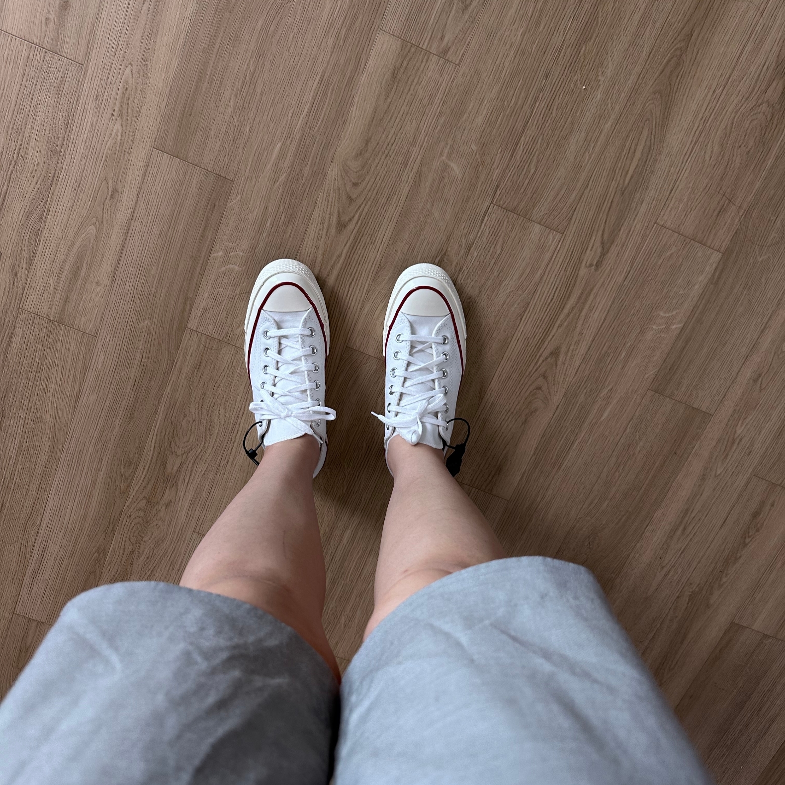 Converse Chuck 70 Ox White - Standard 착용 스타일