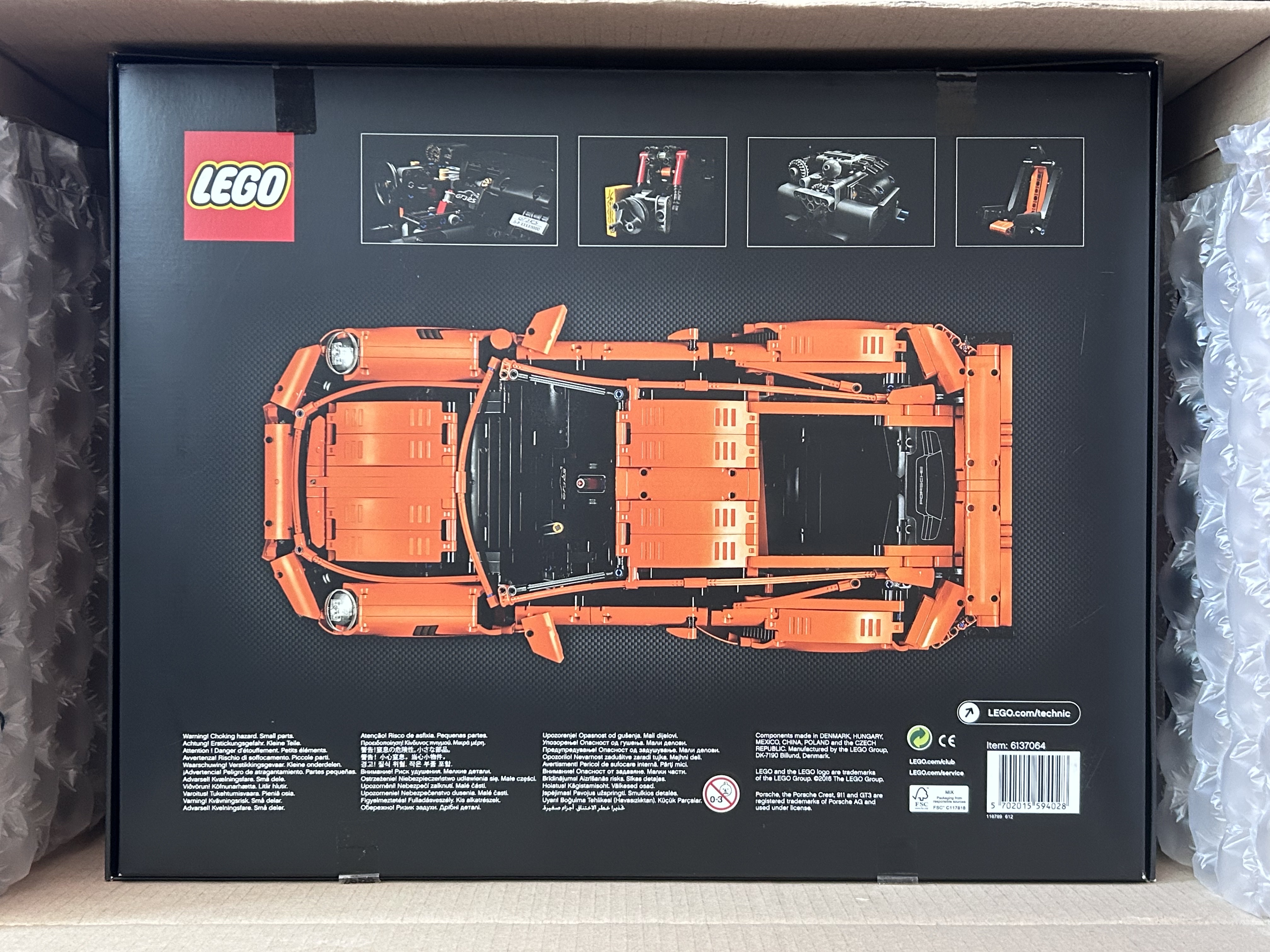Lego Porsche 911 GT3 RS 착용 스타일 - 2