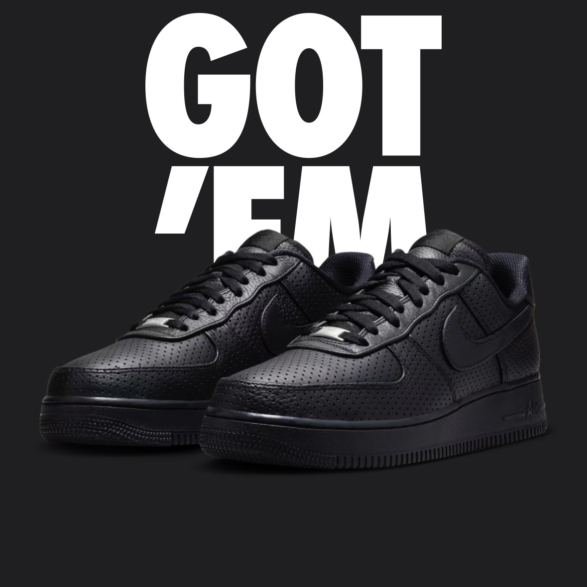 Nike Air Force 1 SP Black 착용 스타일