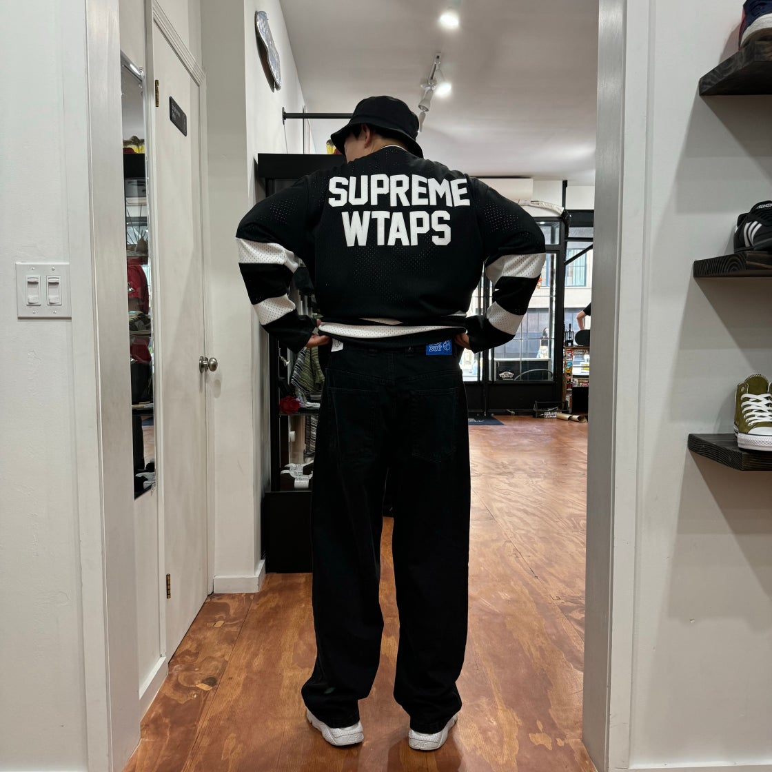 슈프림 x 더블탭스 미첼 & 네스 하키 저지 블랙 - 21W | Supreme 슈프림 x 더블탭스 미첼 & 네스 하키 저지 블랙 - 21W | Supreme