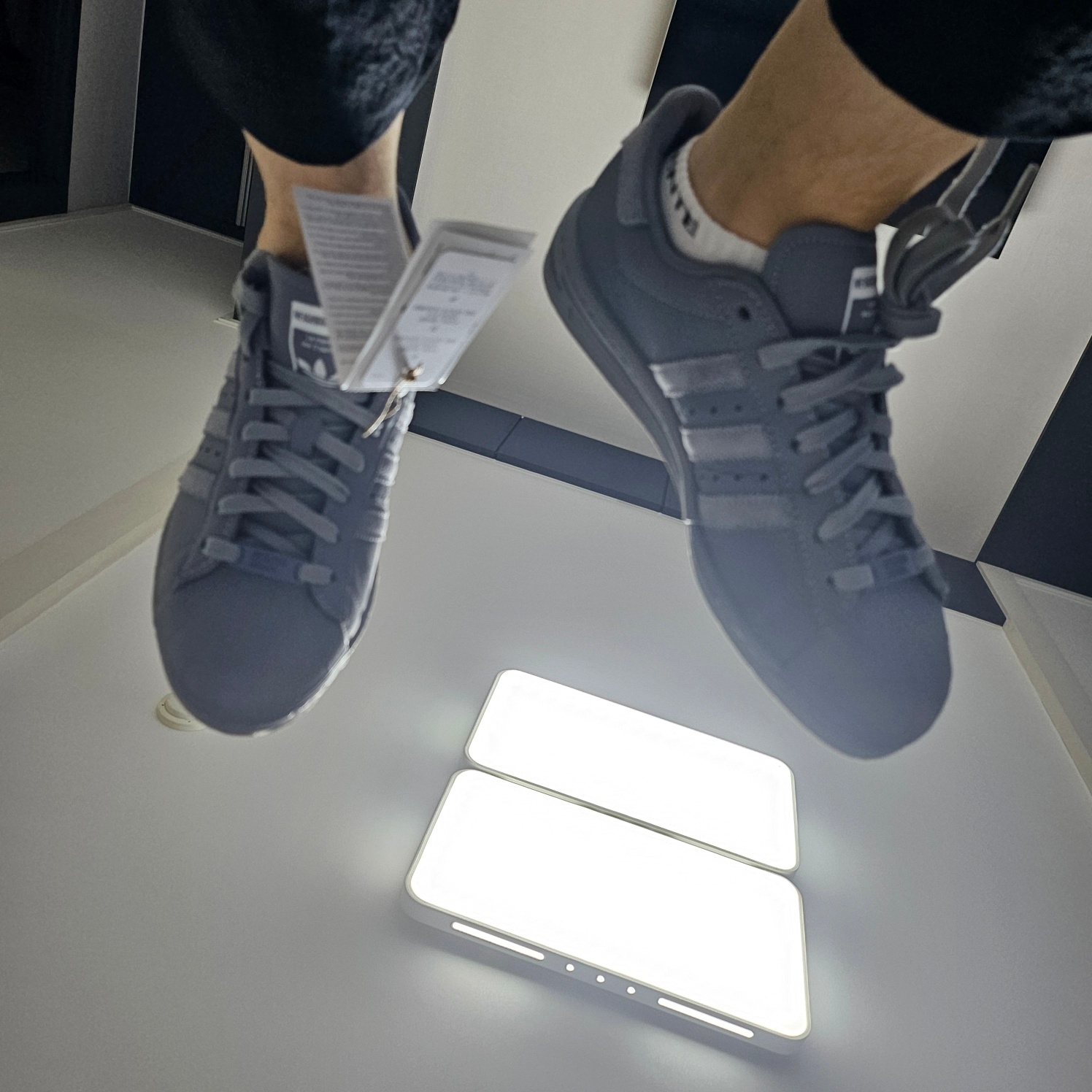 Adidas x Neighborhood Superstar 2024 Grey Cloud White 착용 스타일 - 9
