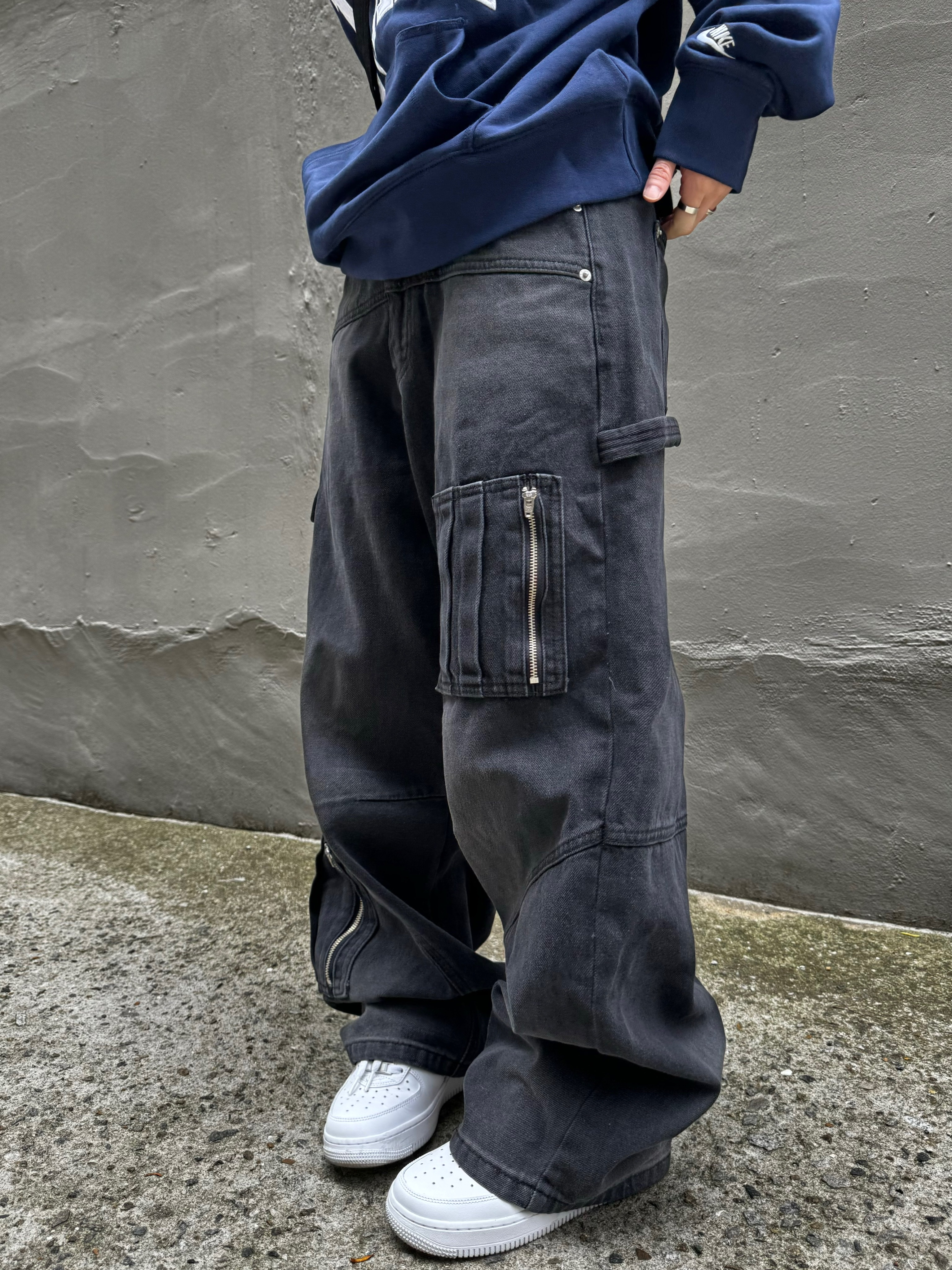 Nike Club Fleece Long Sleeve Fleece Polo Midnight Navy - Asia, Supreme Pigment Print S Logo 6-Panel Black - 23FW 착용 스타일 - 6