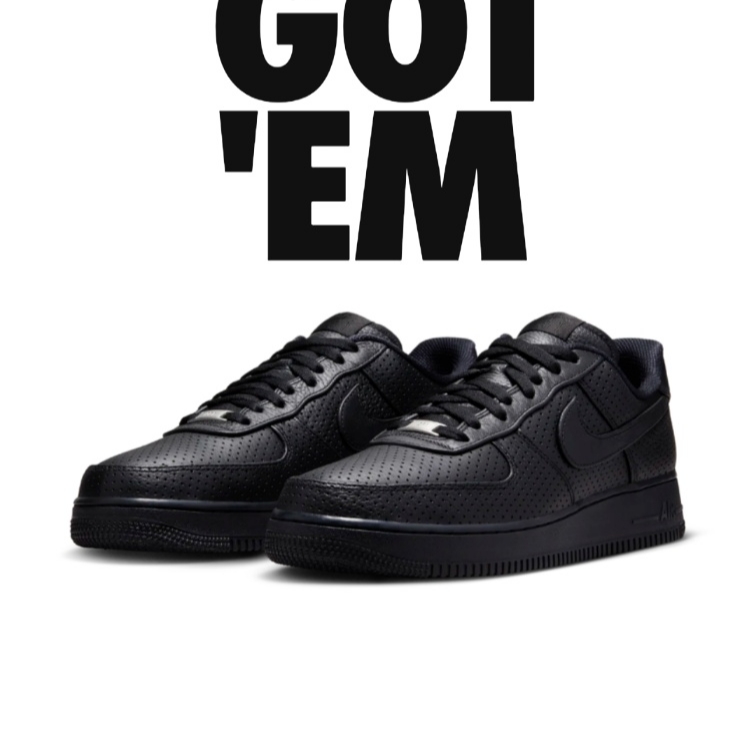 Nike Air Force 1 SP Black 착용 스타일